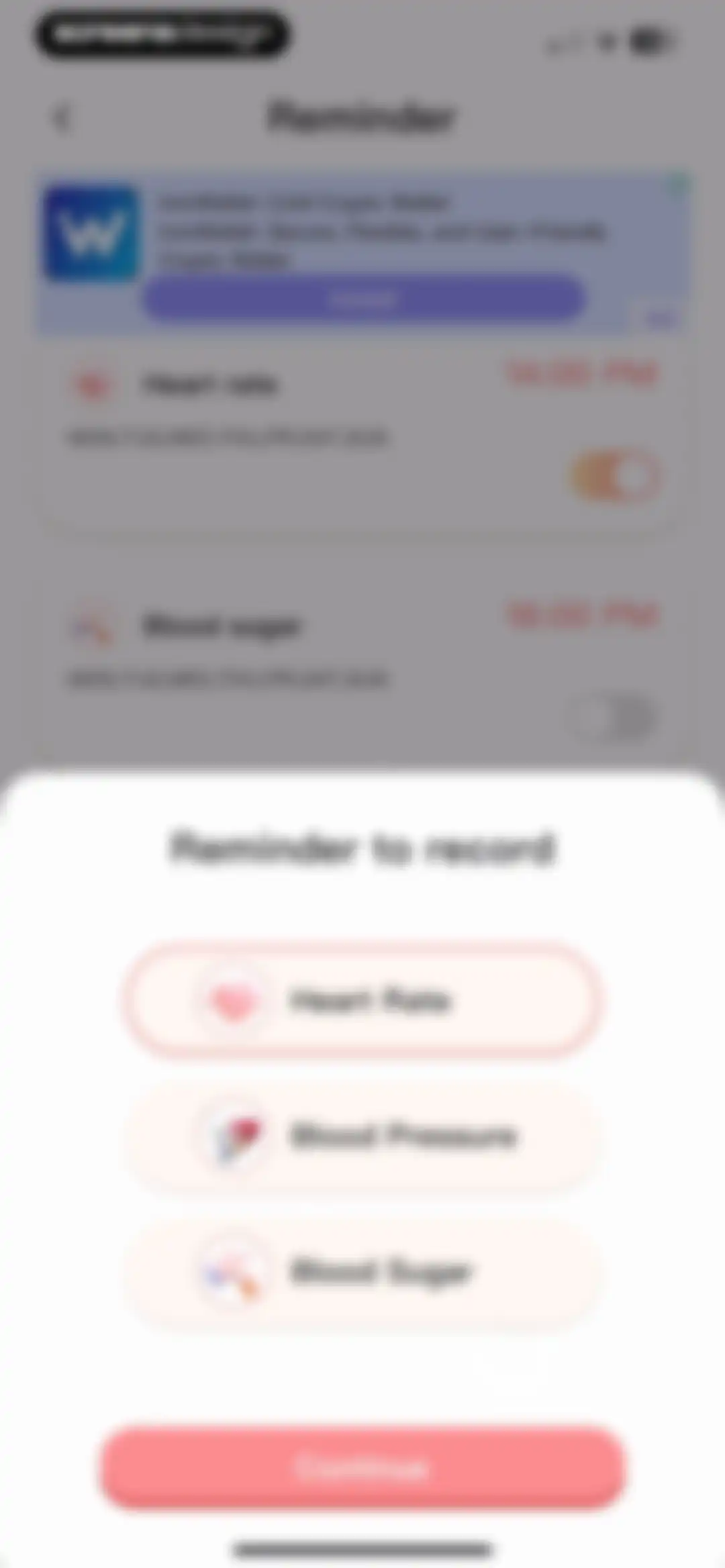 Blood Pressure Level Checker screen 42