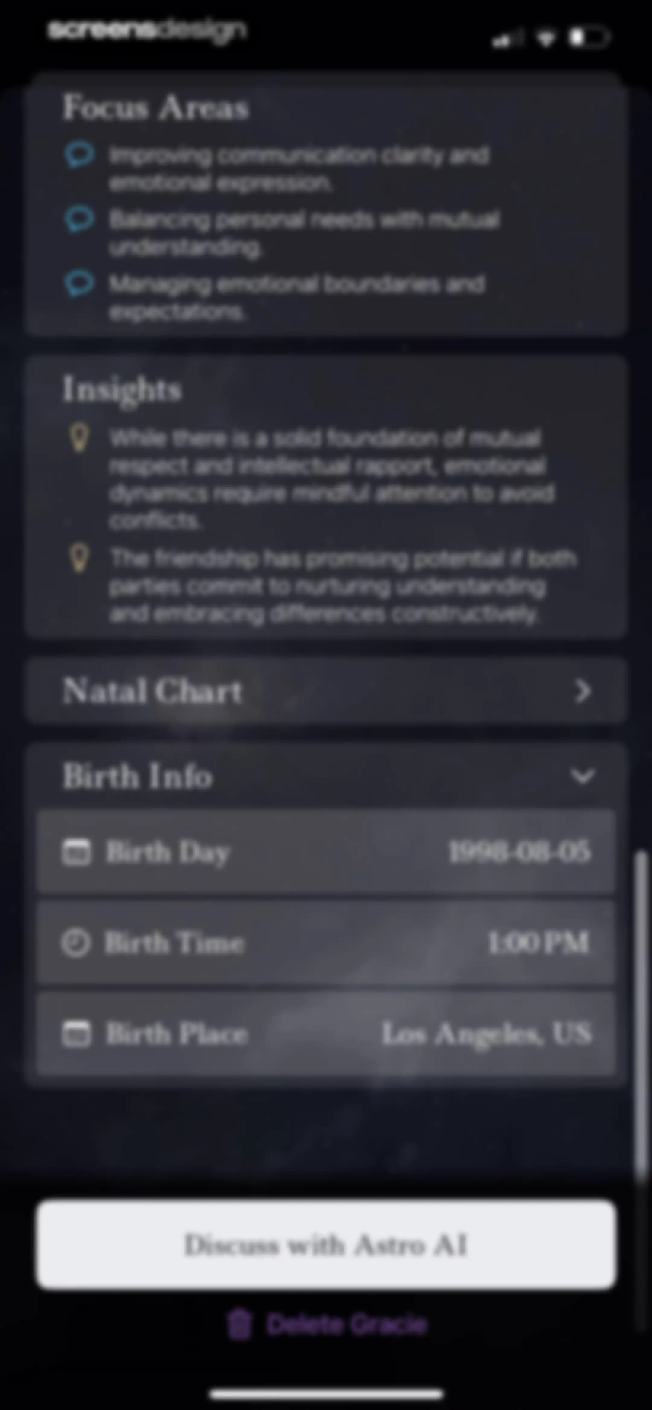 Astro AI: Life Advice screen 43