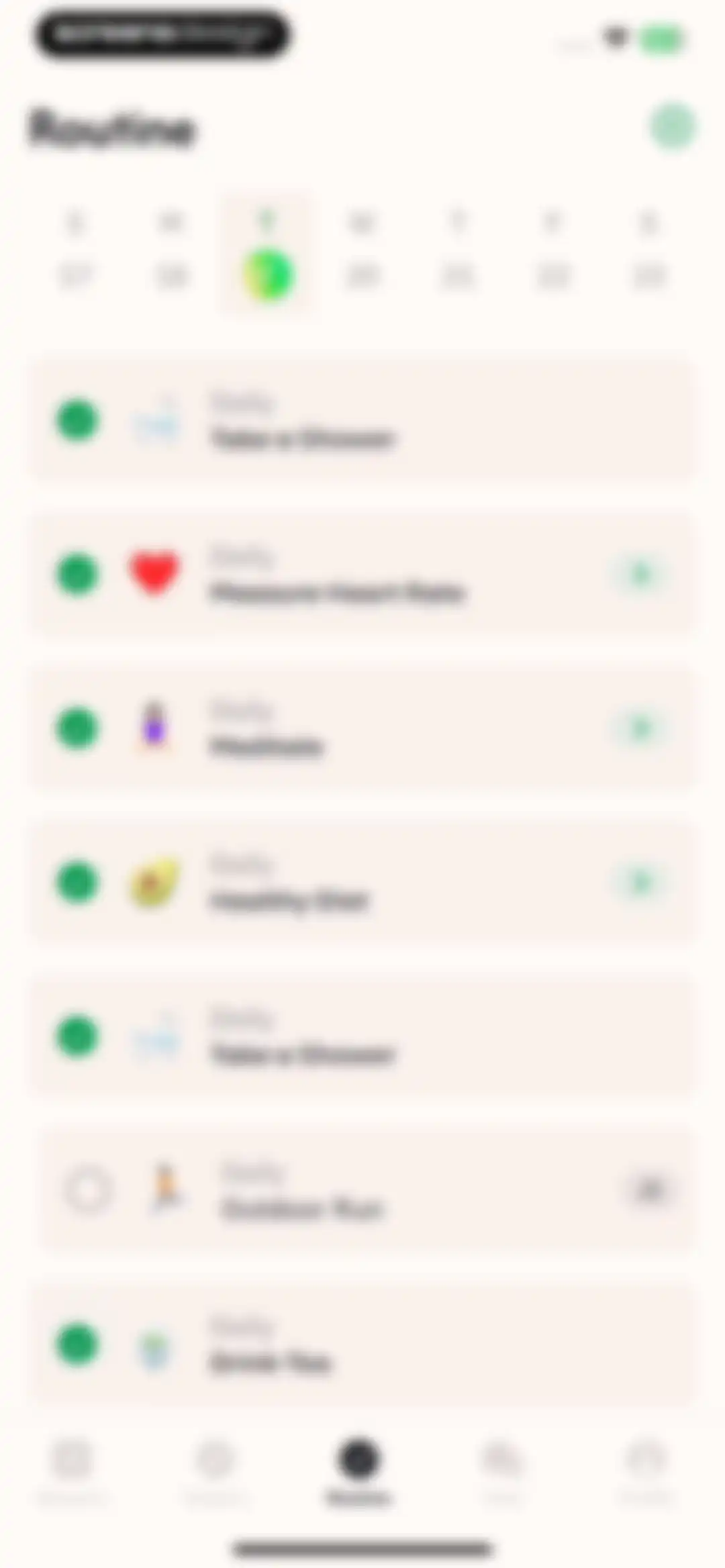 Daily Health - Healthy Routine screen 103
