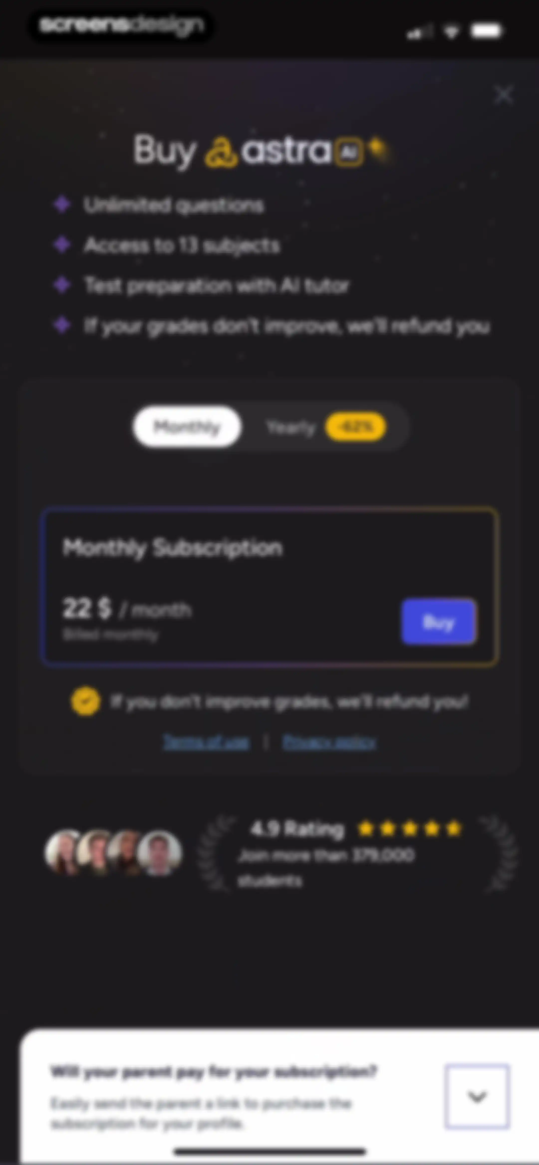 Astra AI: Study & Exam Prep screen 36