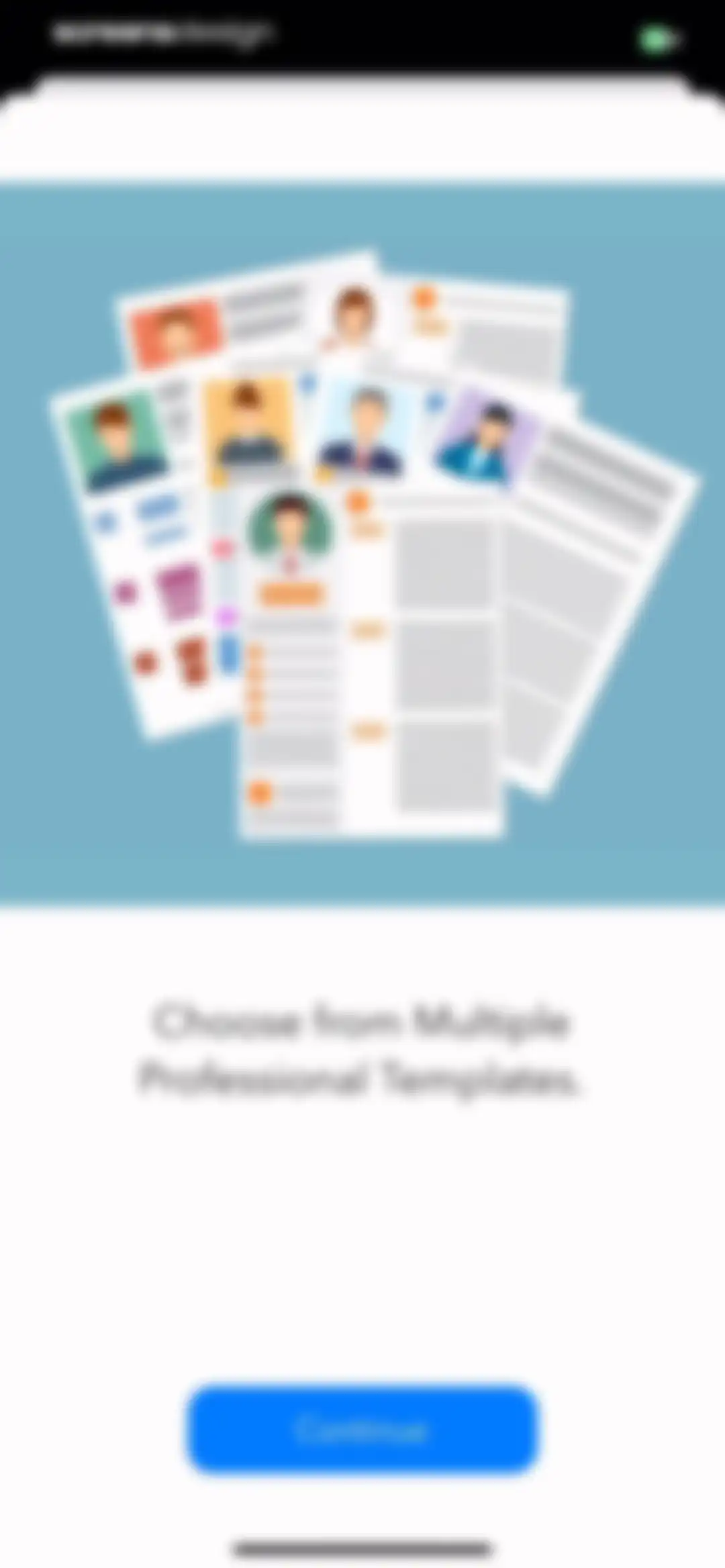 Resume Builder⁺ screen 3