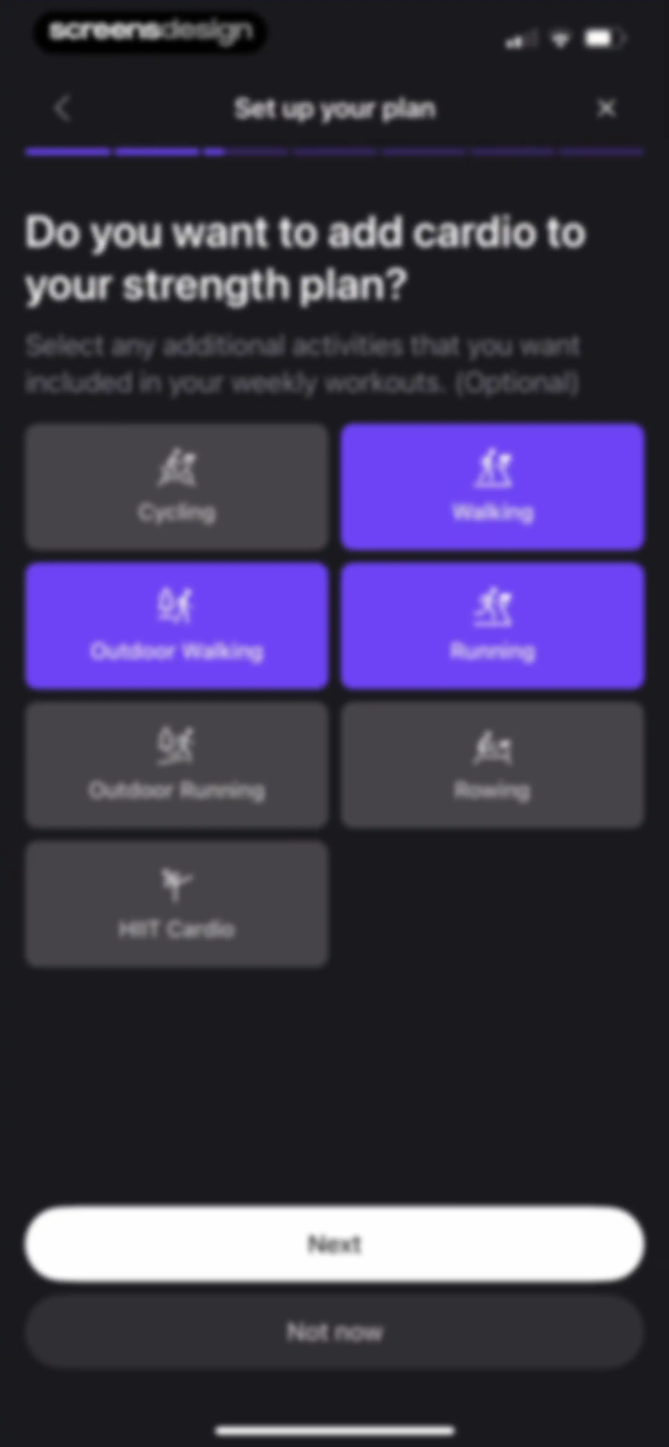 Peloton: Fitness & Workouts screen 82
