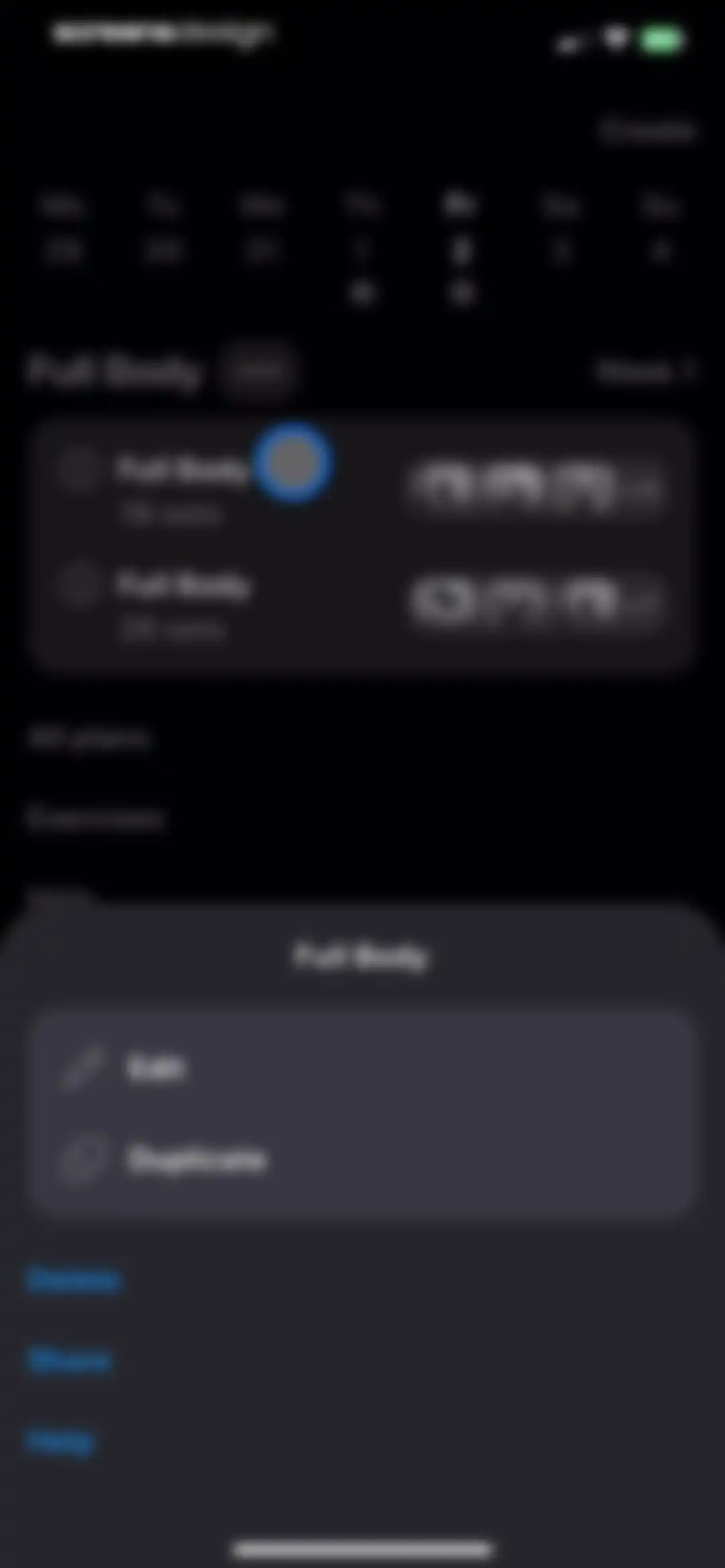 Gym Workout Alpha Progression screen 36