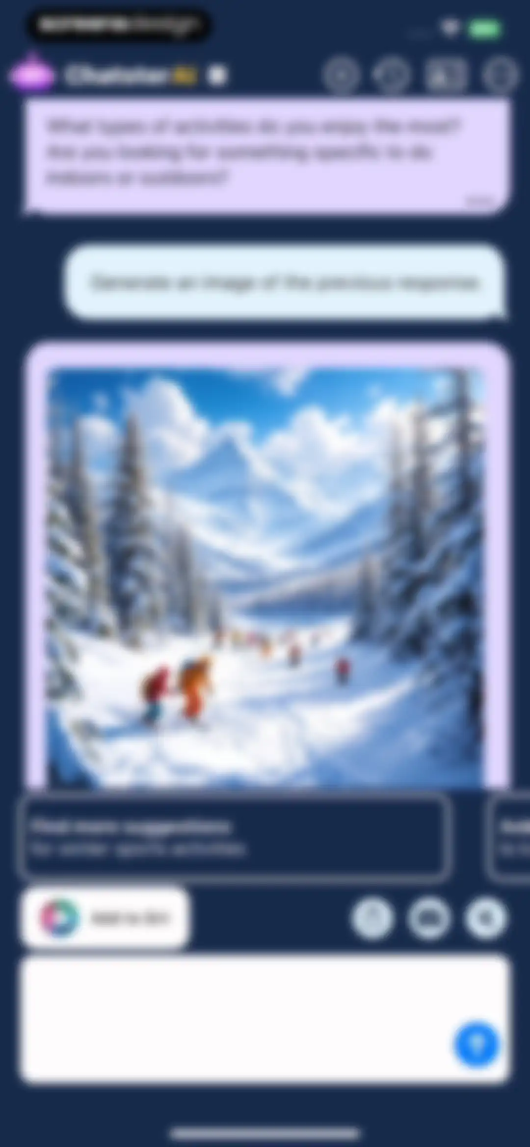 AI Assistant: Images & Writing screen 20