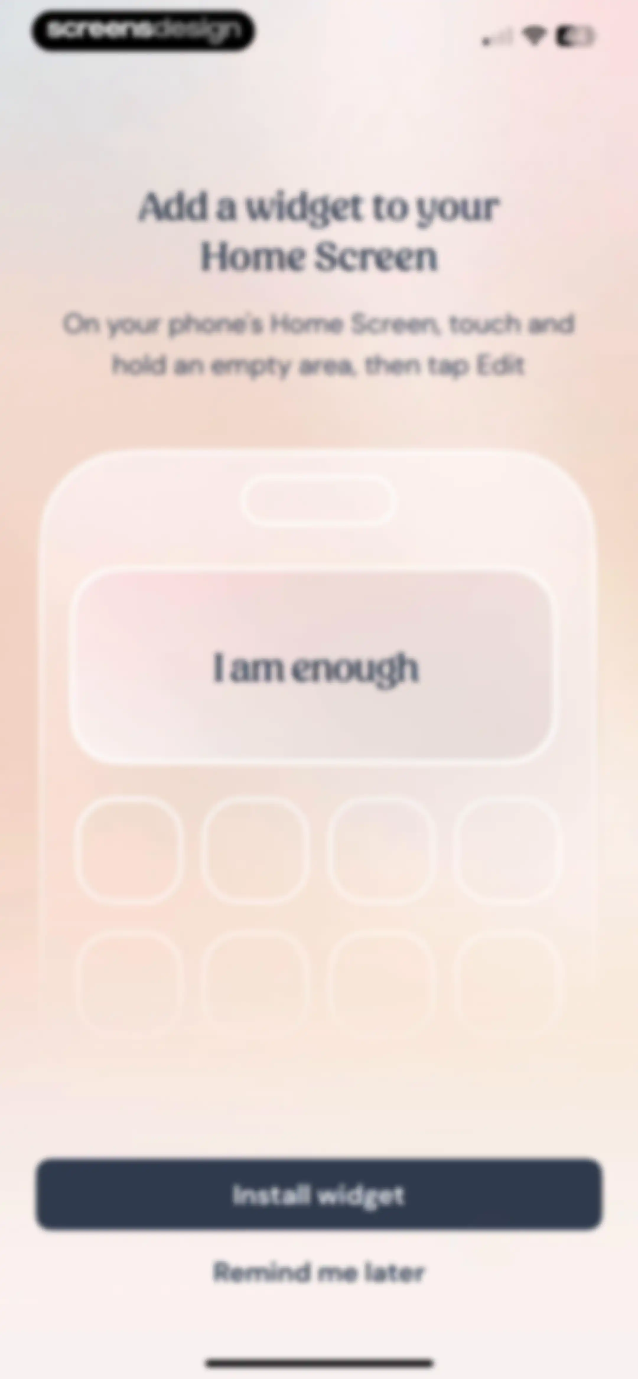 I am - Daily Affirmations screen 35