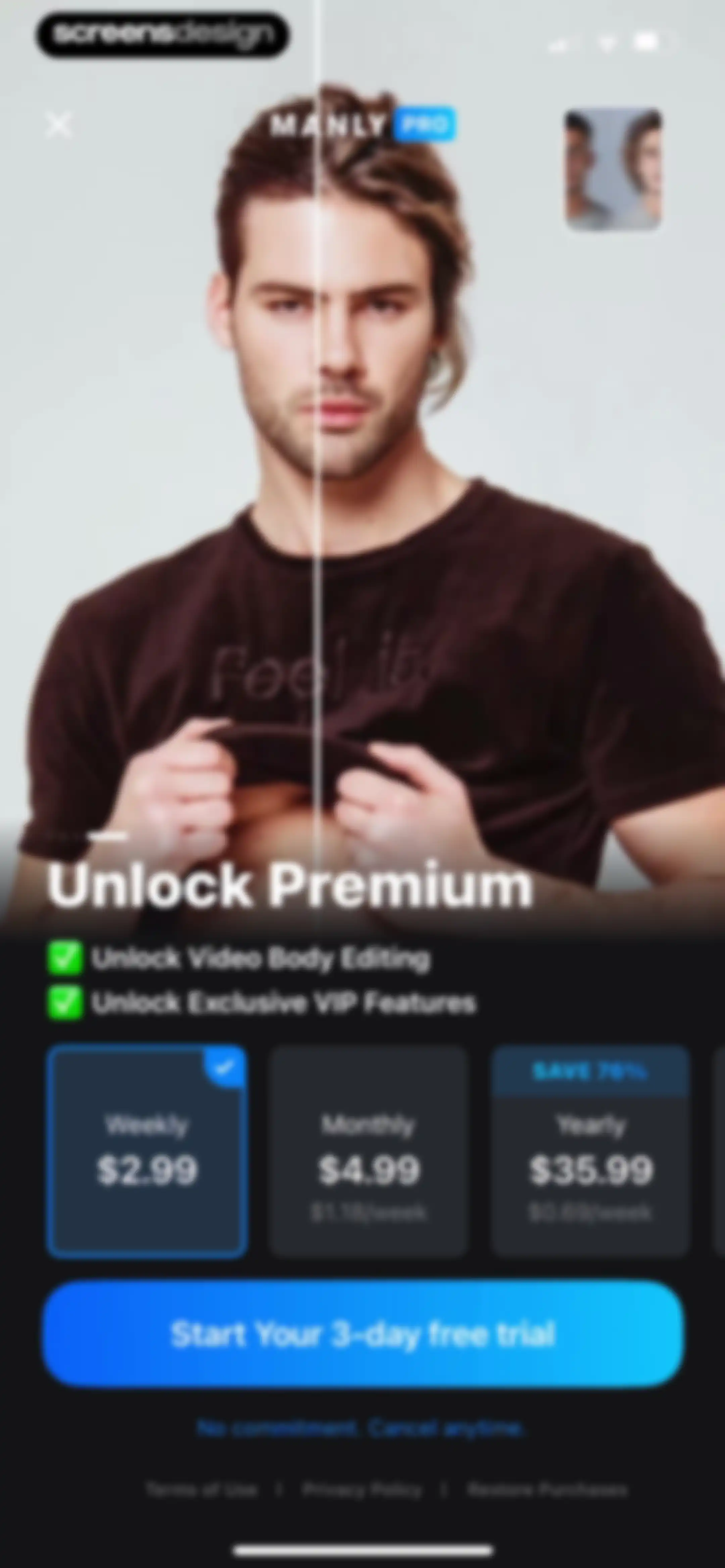 Manly - AI Photo Editor screen 13