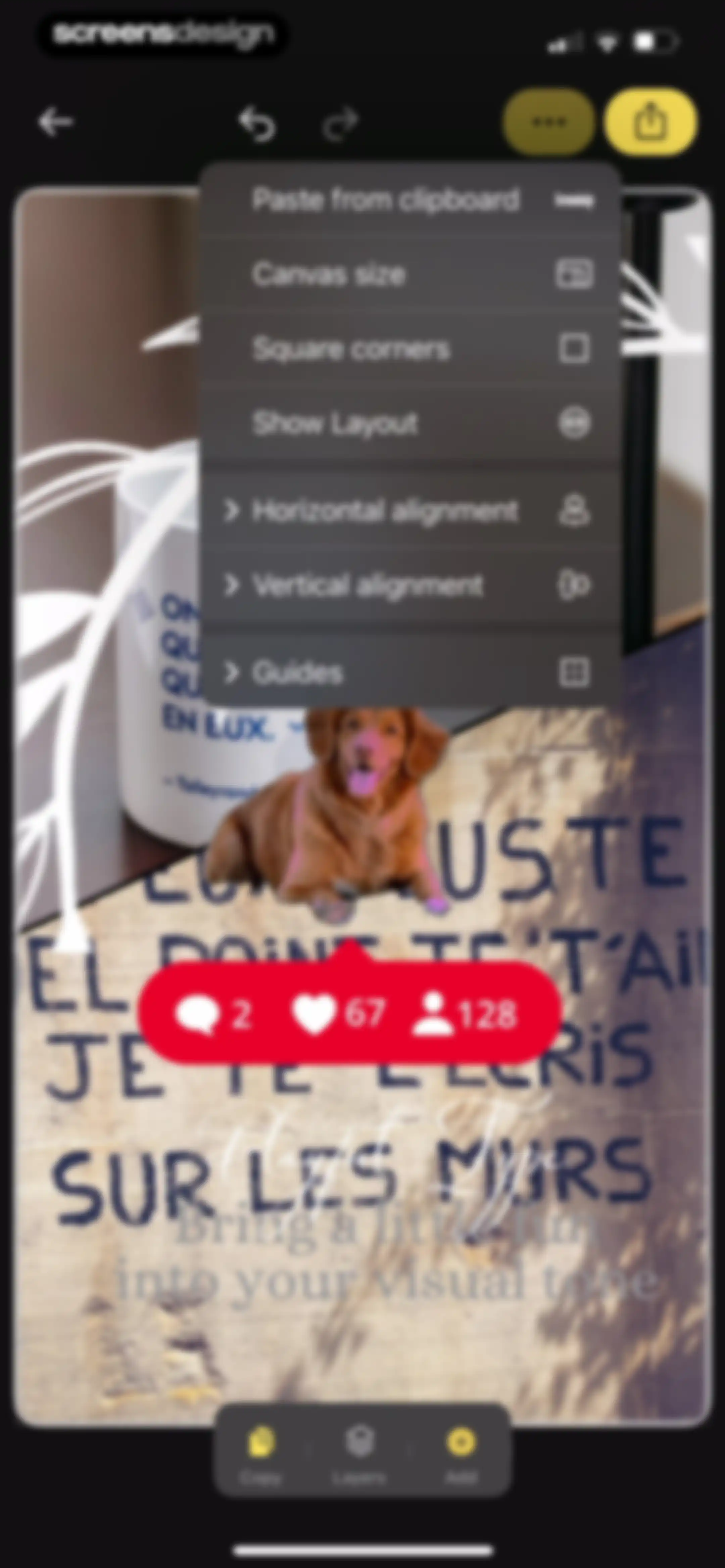 Leto: Font for Instagram Story screen 96