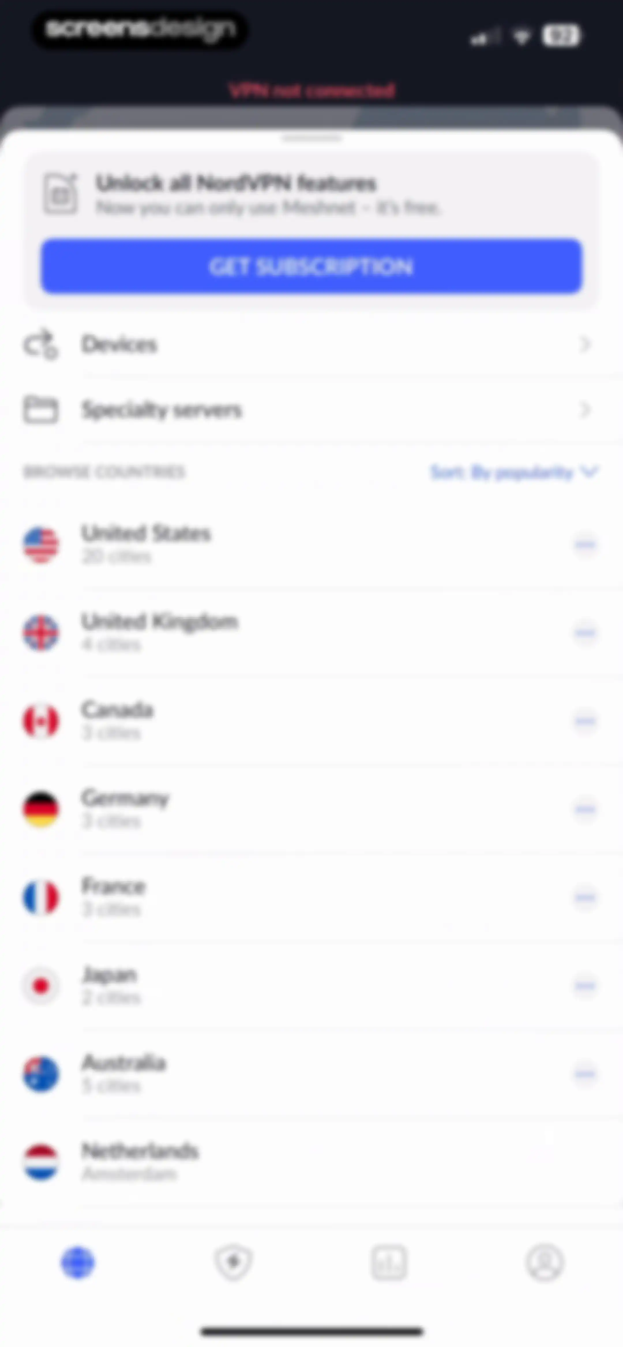 NordVPN: VPN Fast & Secure screen 33