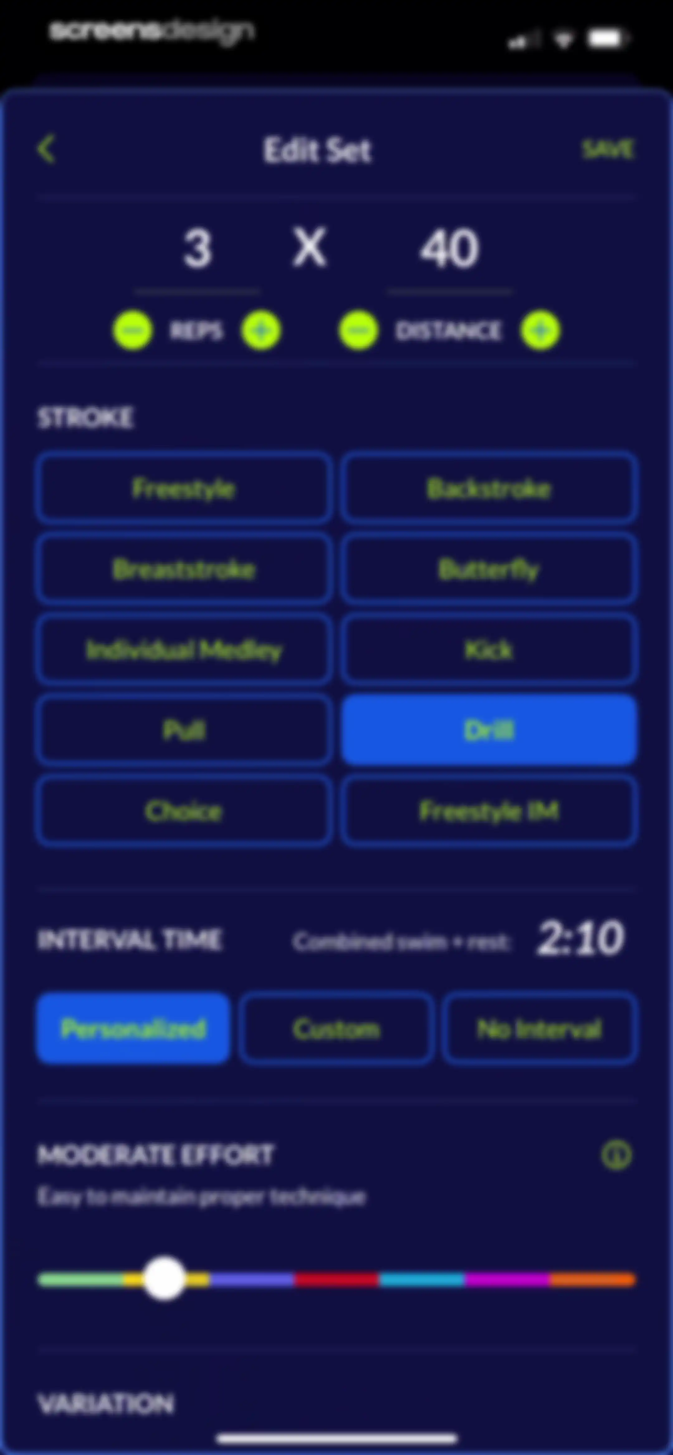 MySwimPro: #1 Swim Workout App screen 62