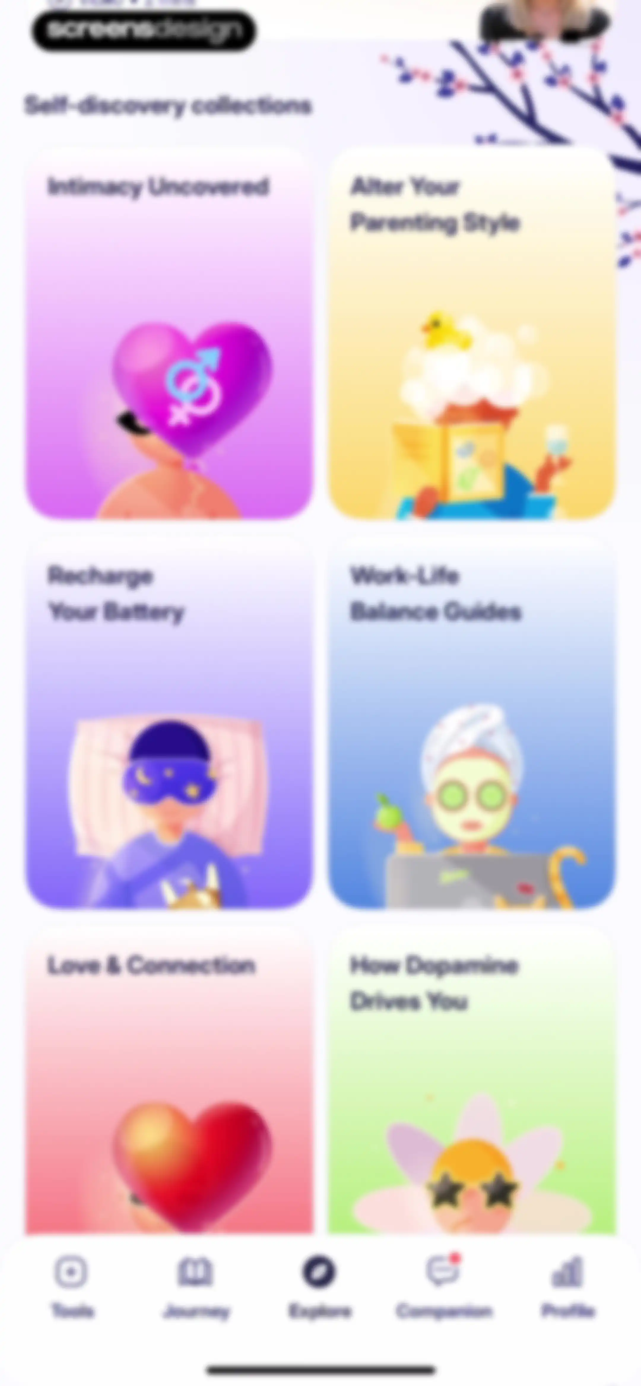 Liven: Discover yourself screen 134