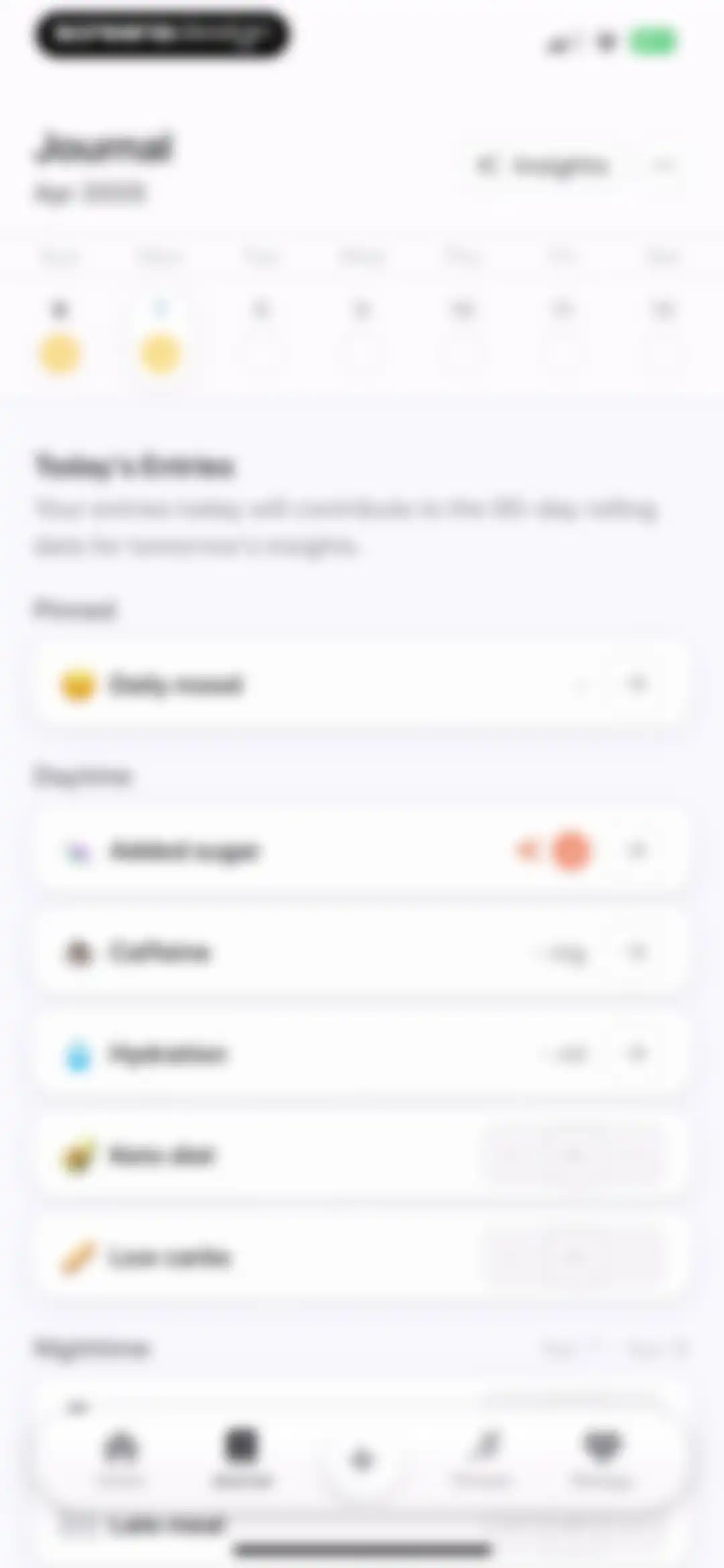 Bevel: AI Health Coach screen 127