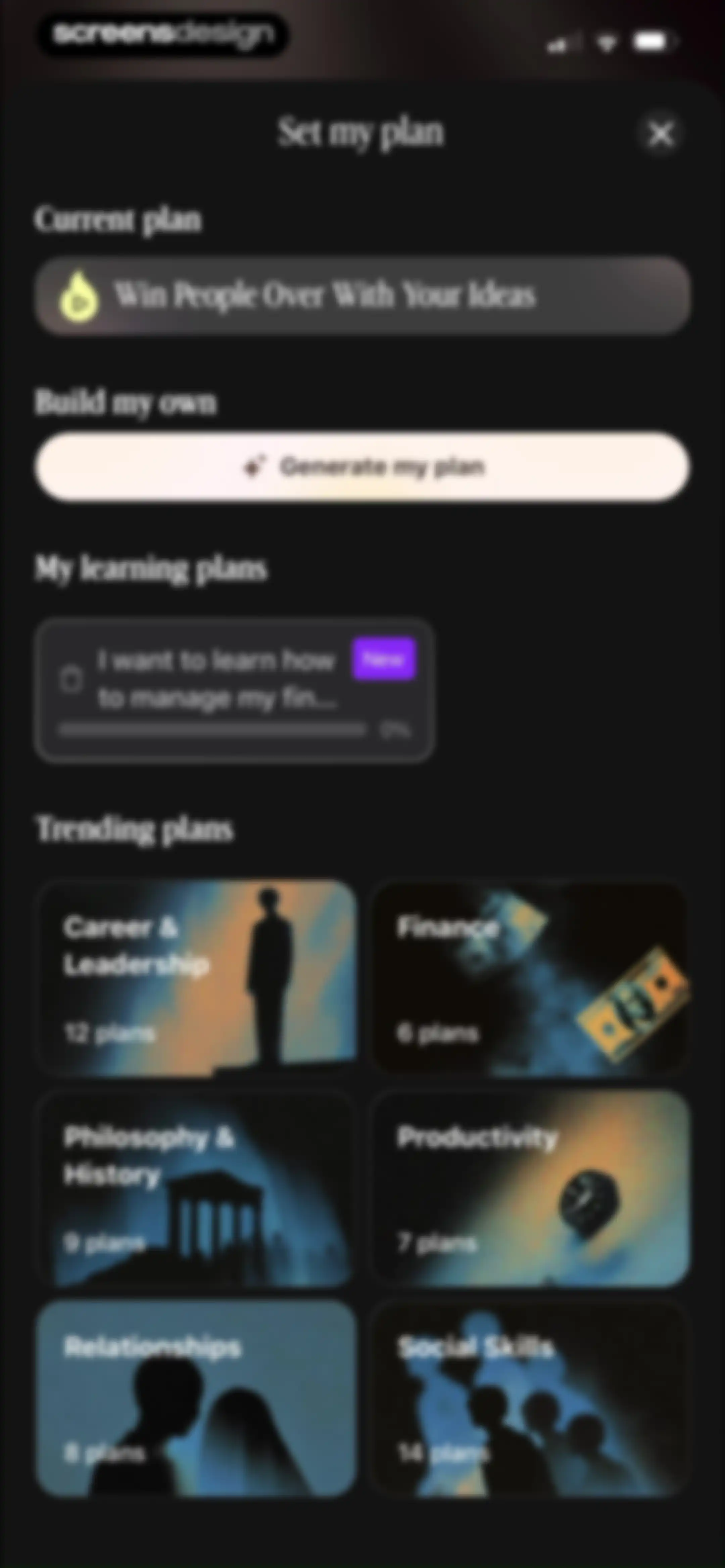 BeFreed: Personalized Learning screen 90