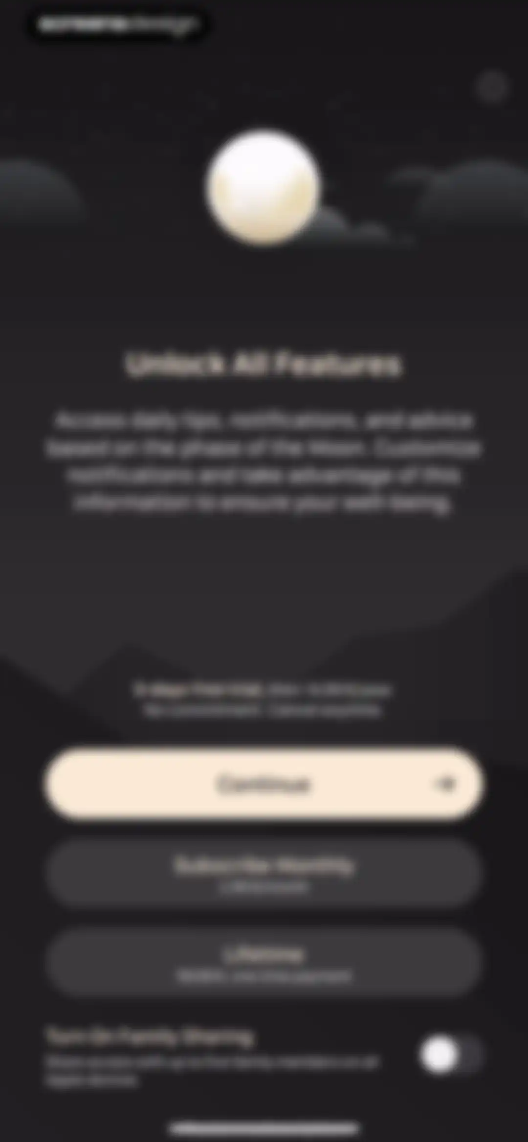 Moon Calendar — MoonX screen 8