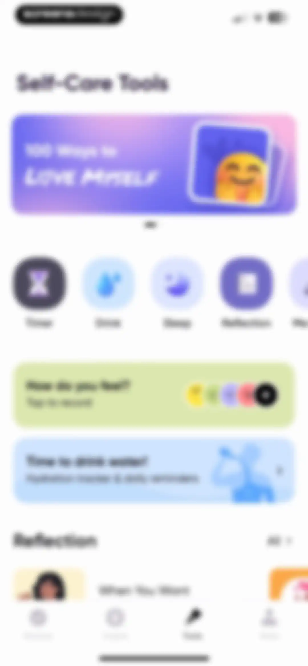 Me+ Lifestyle Routine screen 151