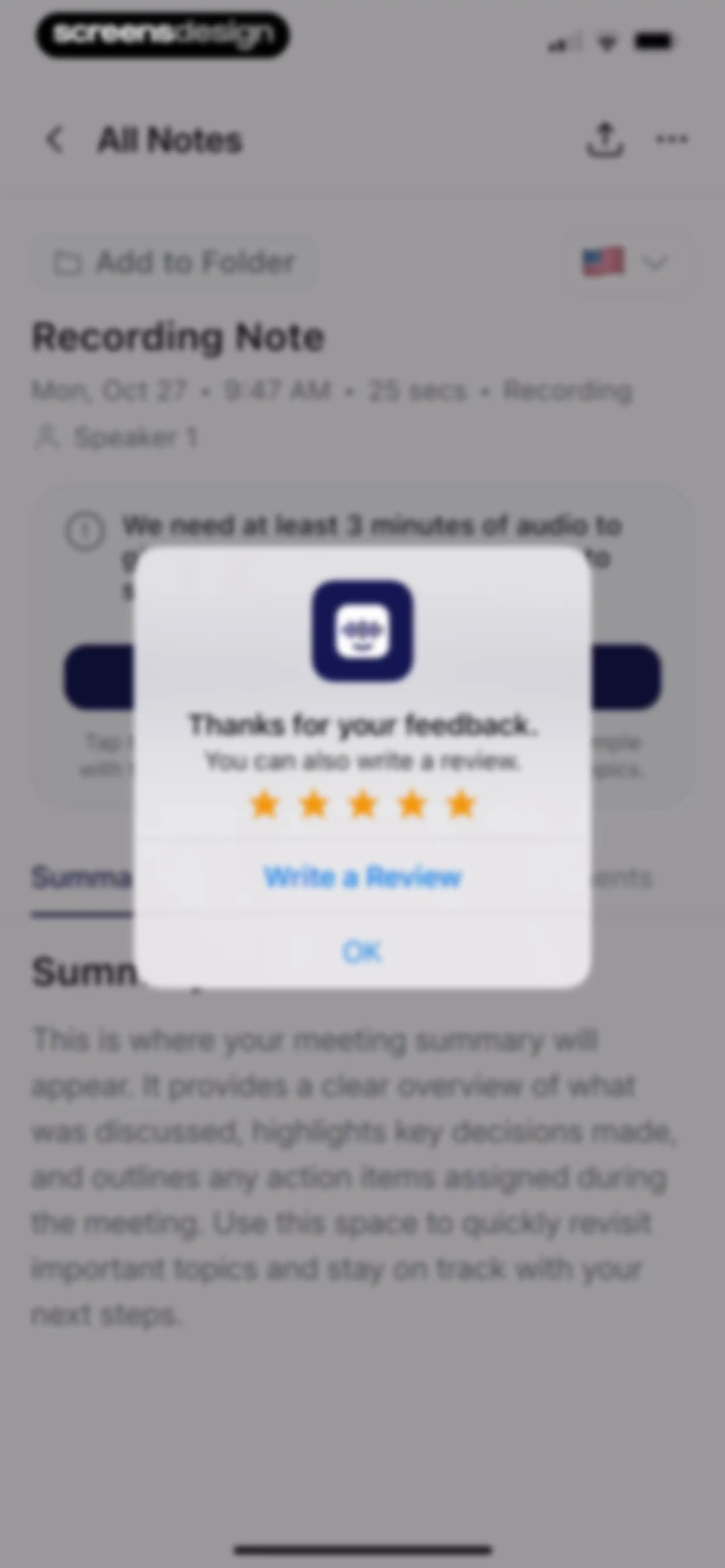 Smart Noter - AI Note Taker screen 27