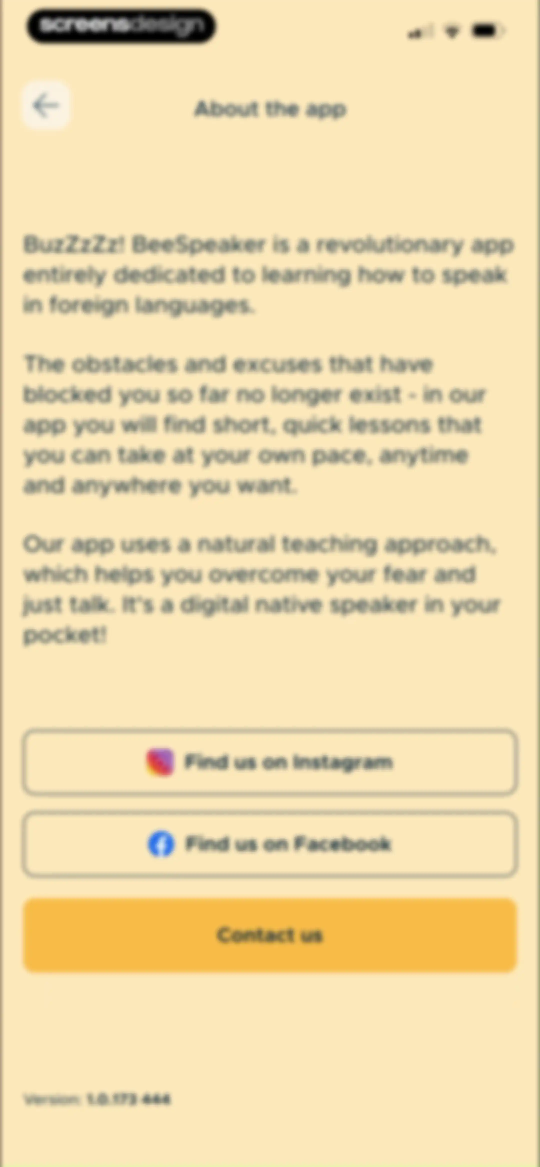 BeeSpeaker Learn English screen 123