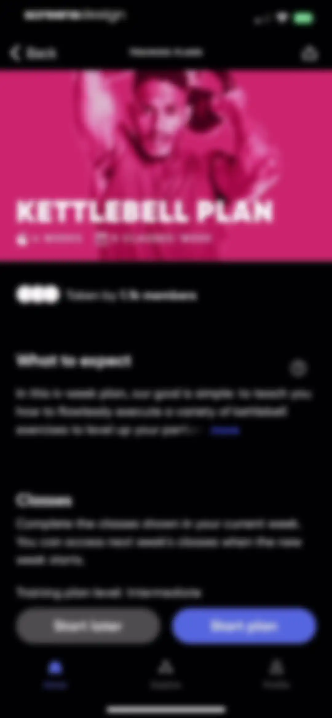 Fiit: Workouts & Fitness Plans screen 66
