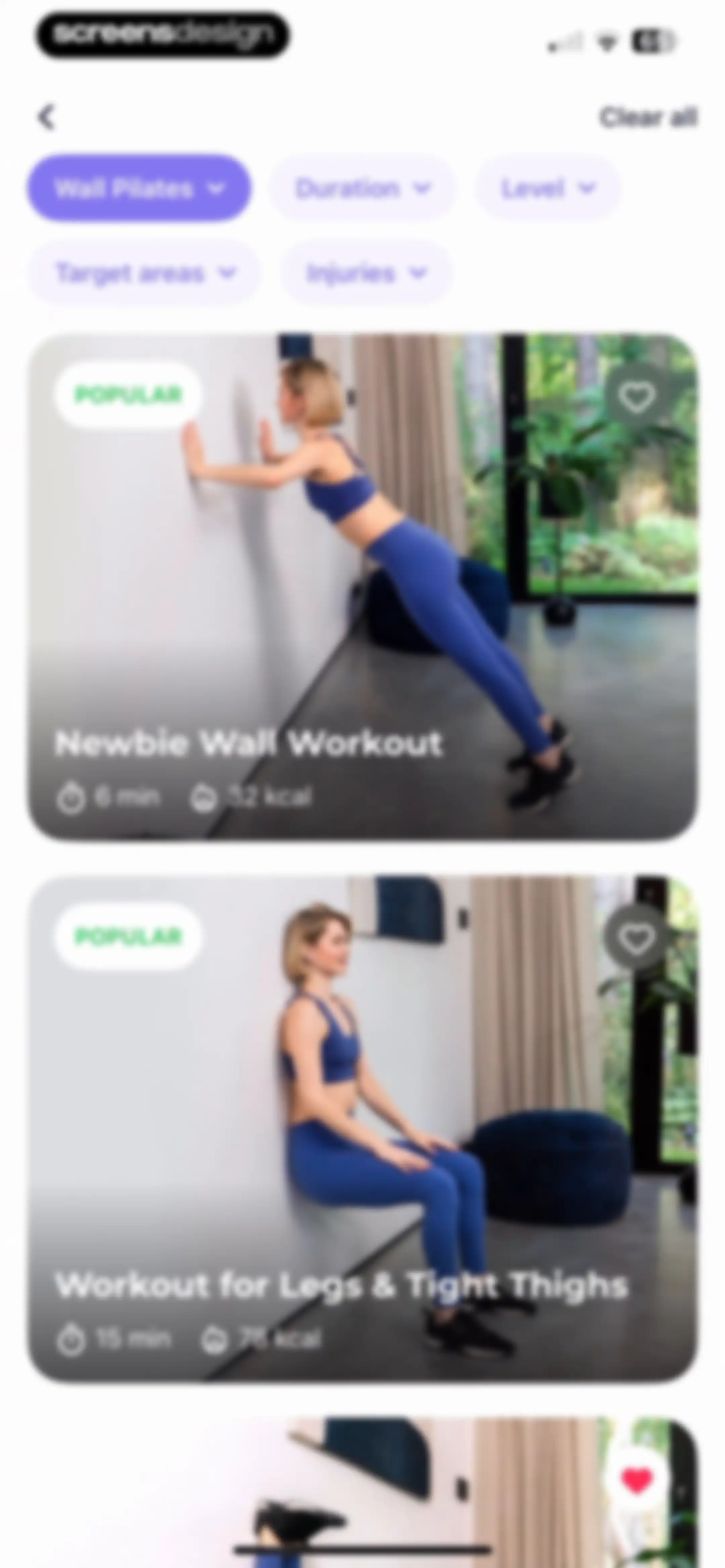 FitMe - Lazy Workout at Home screen 97