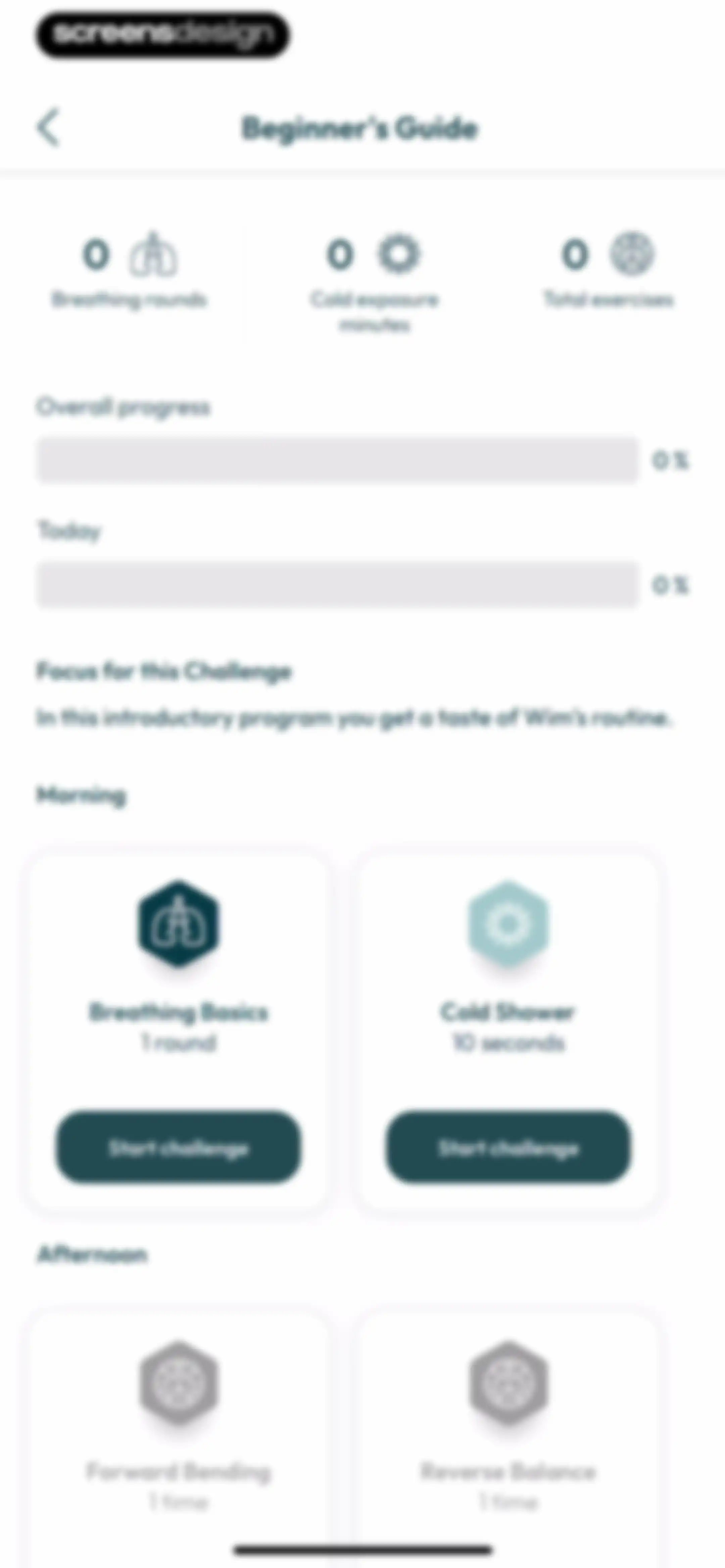 Wim Hof Method: Breathwork screen 107