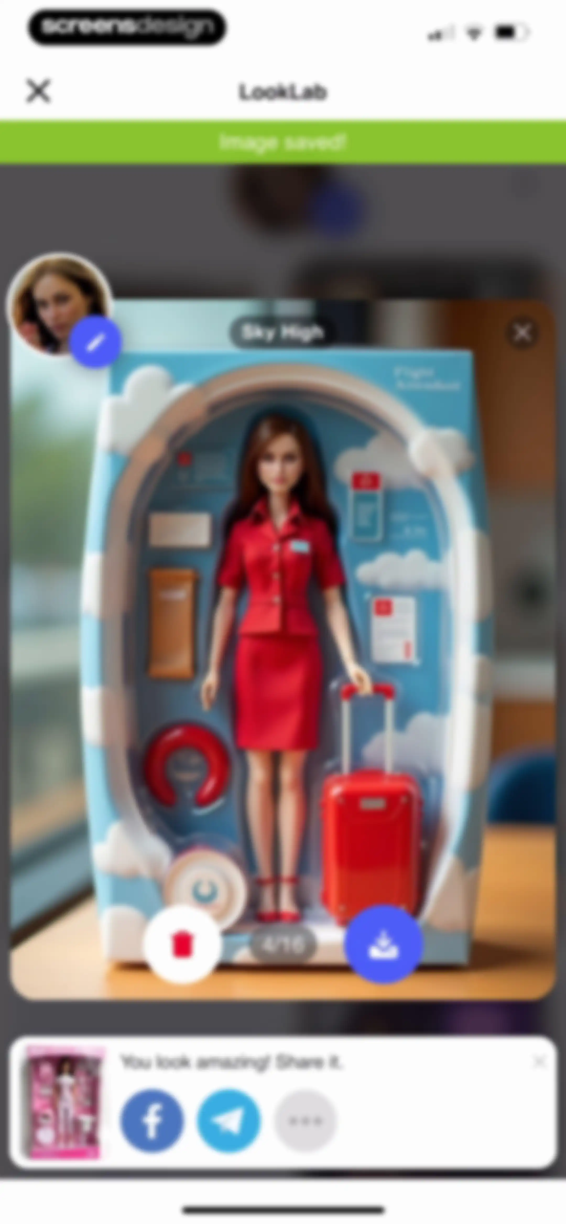 Photo Lab — AI Image Editor screen 84
