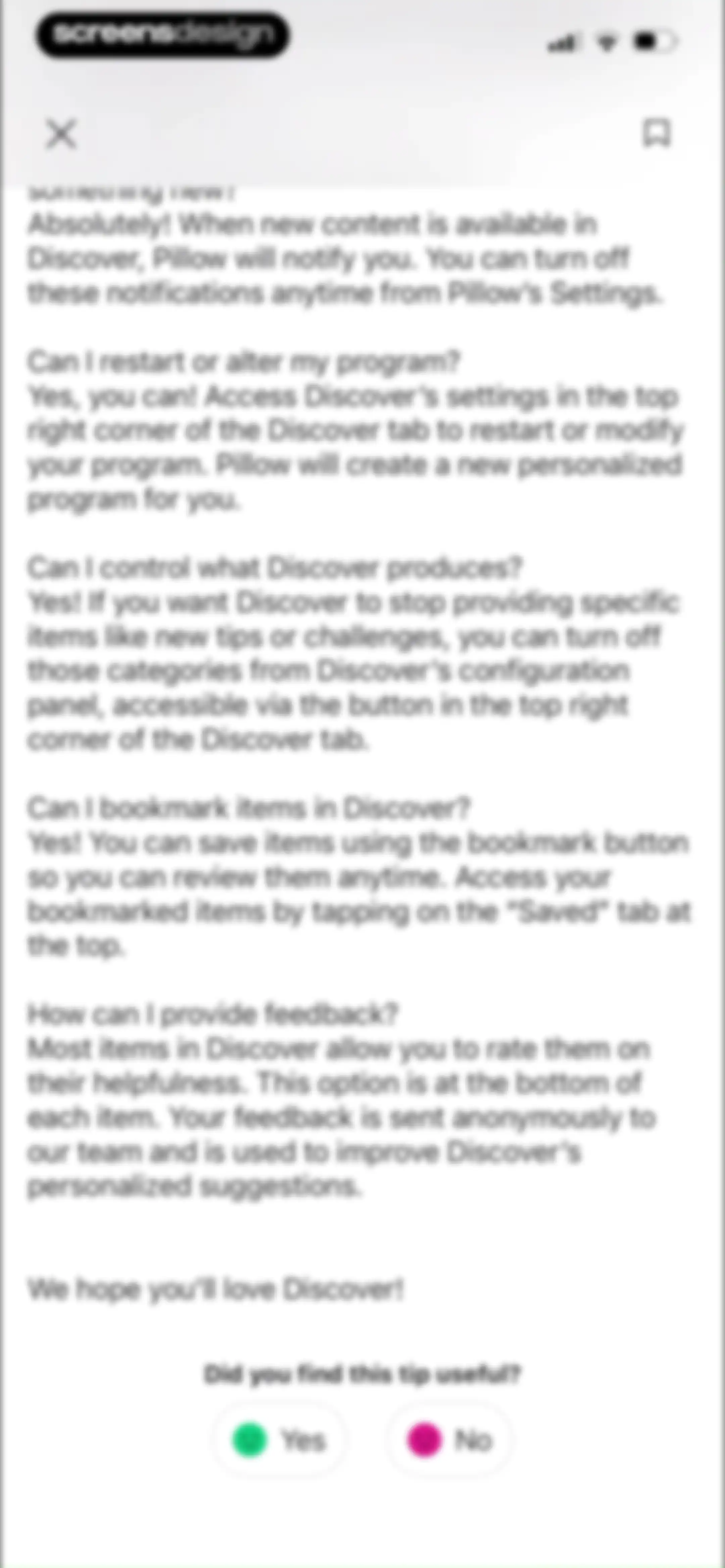 Pillow: Sleep Tracker screen 104