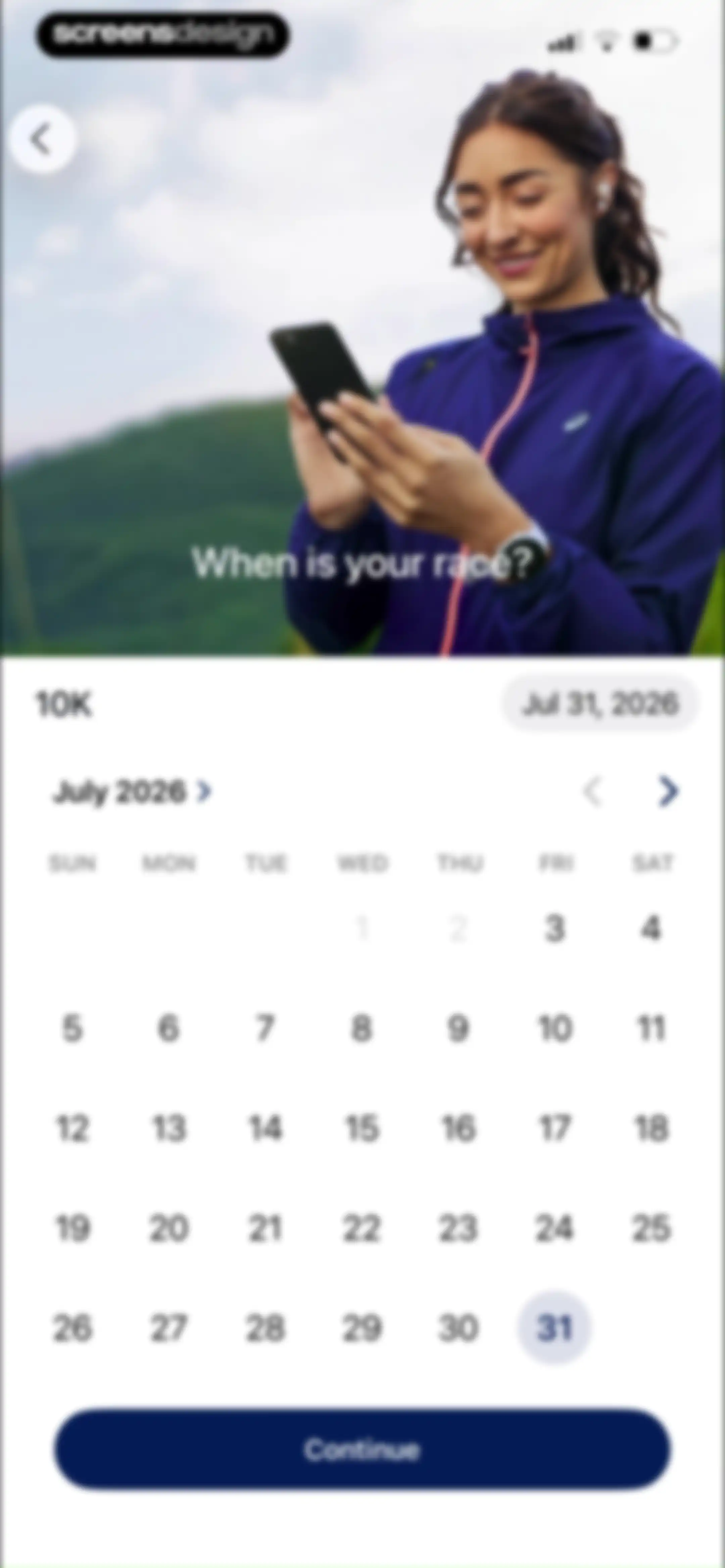 ASICS Runkeeper—Run Tracker screen 113