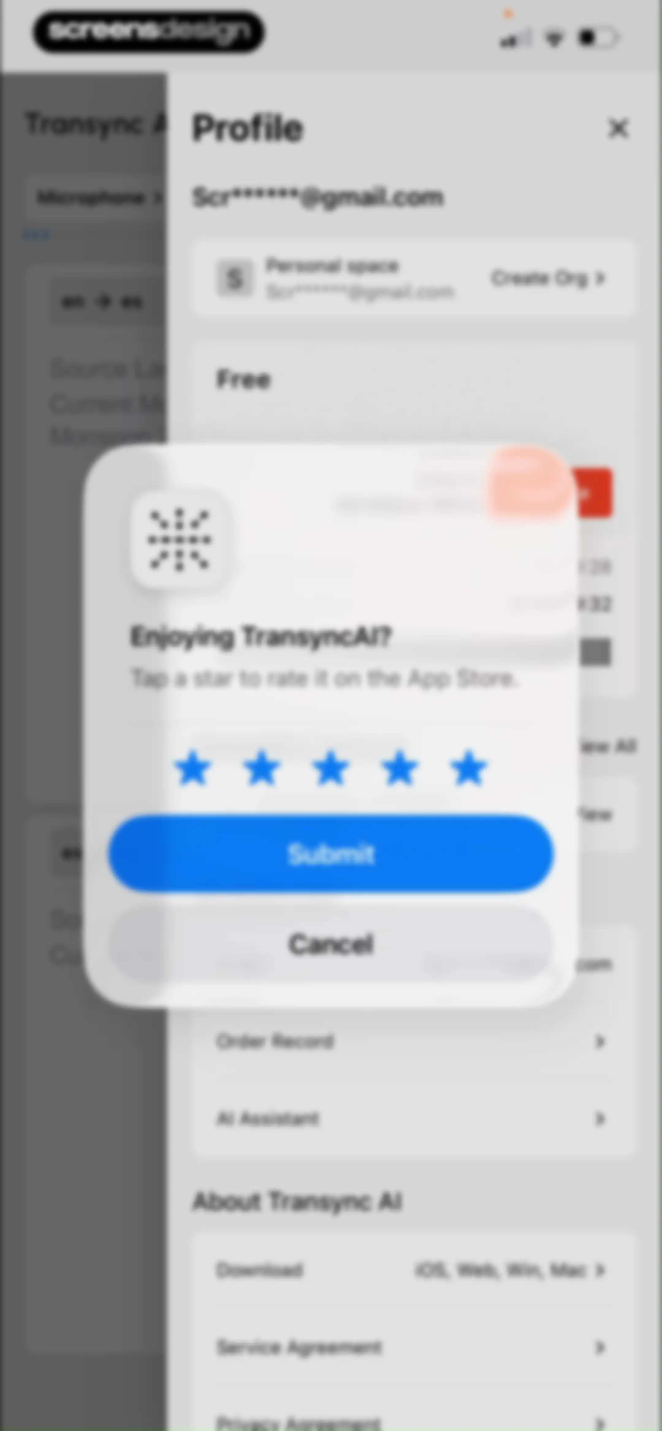 Transync AI - Translator screen 47