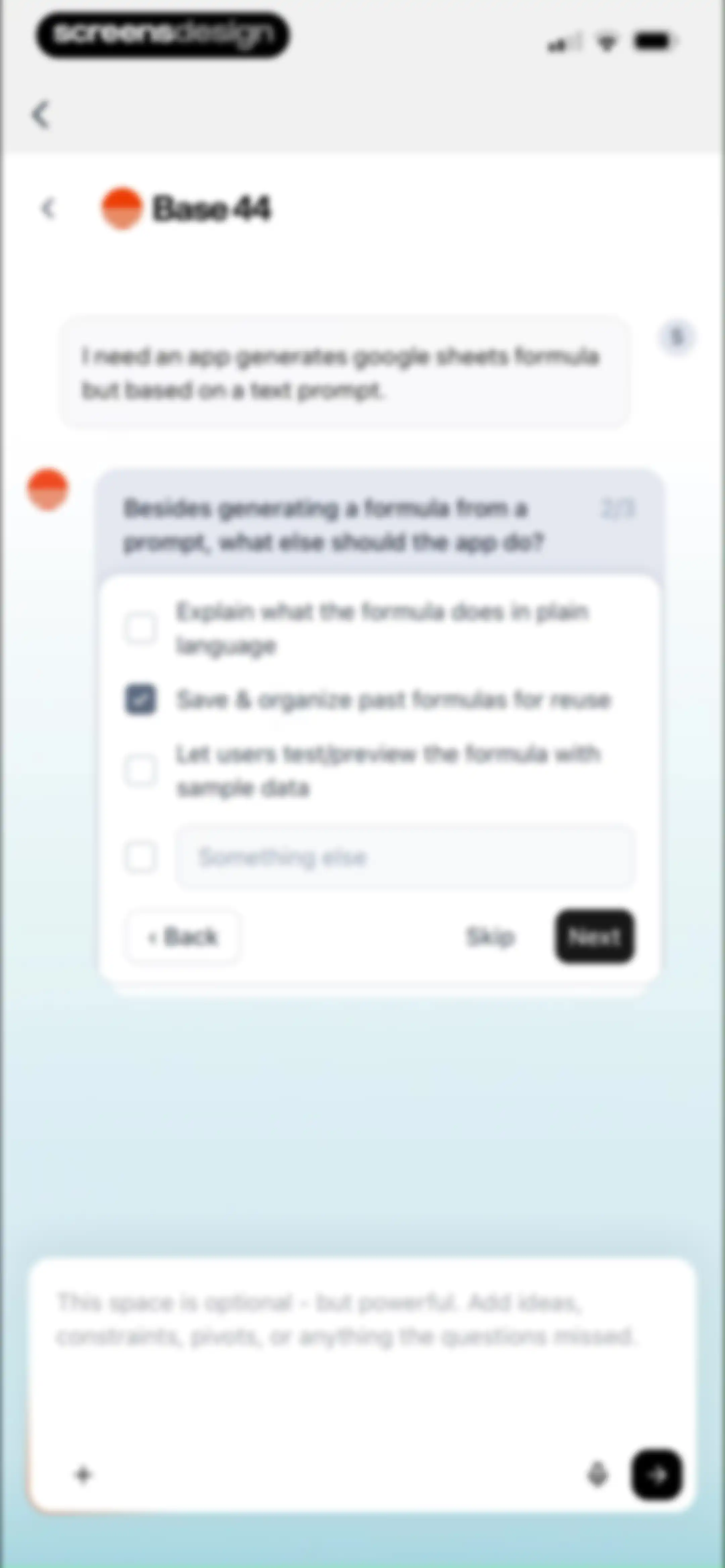 Base44: Build with AI screen 52