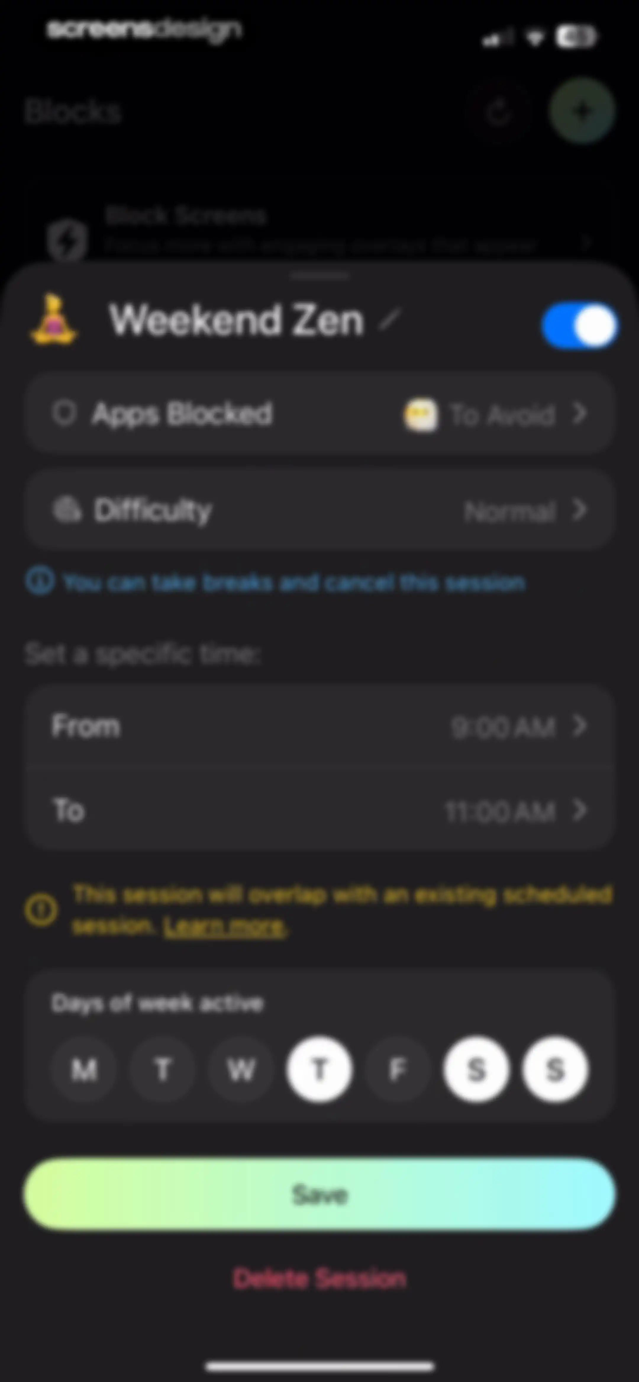 Opal: Screen Time Control screen 100