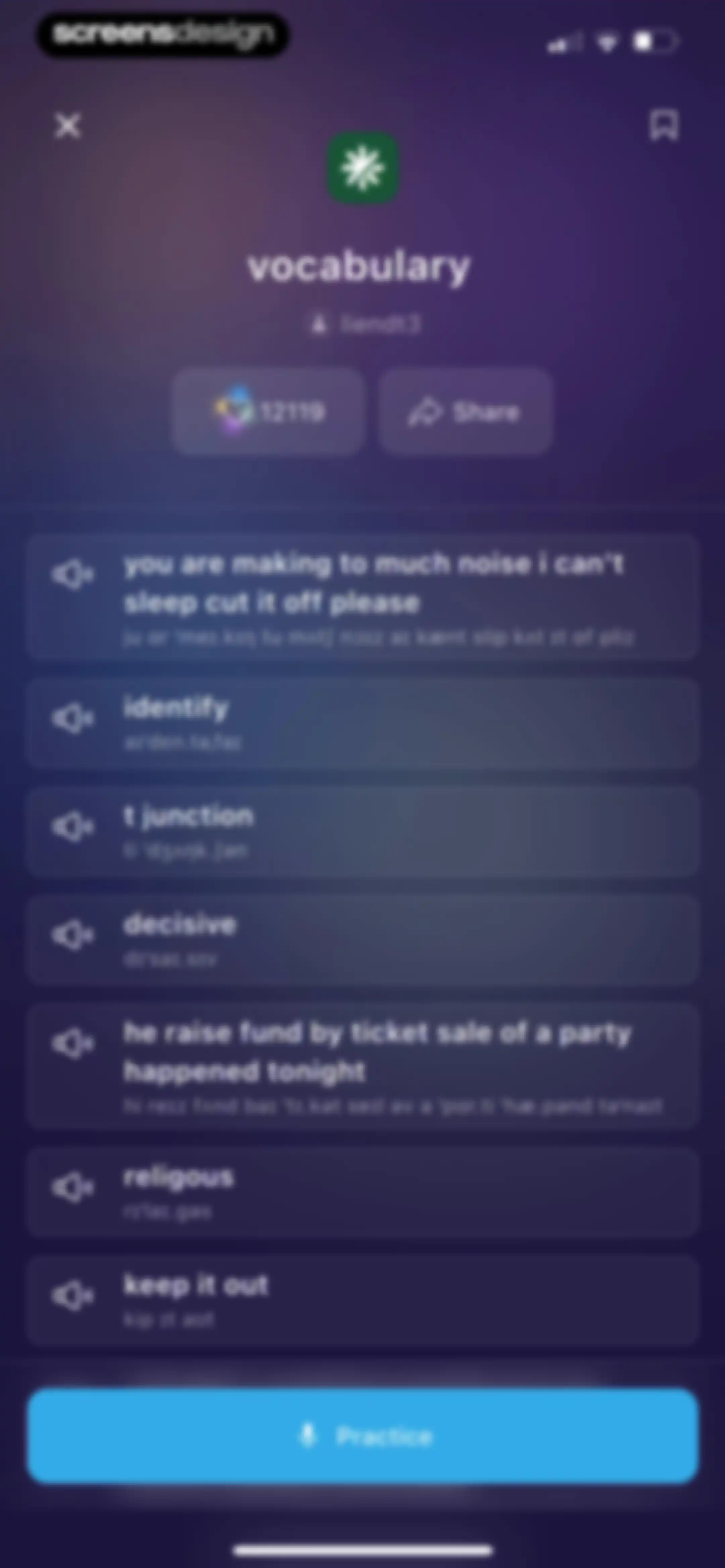 ELSA Speak - English Learning screen 72