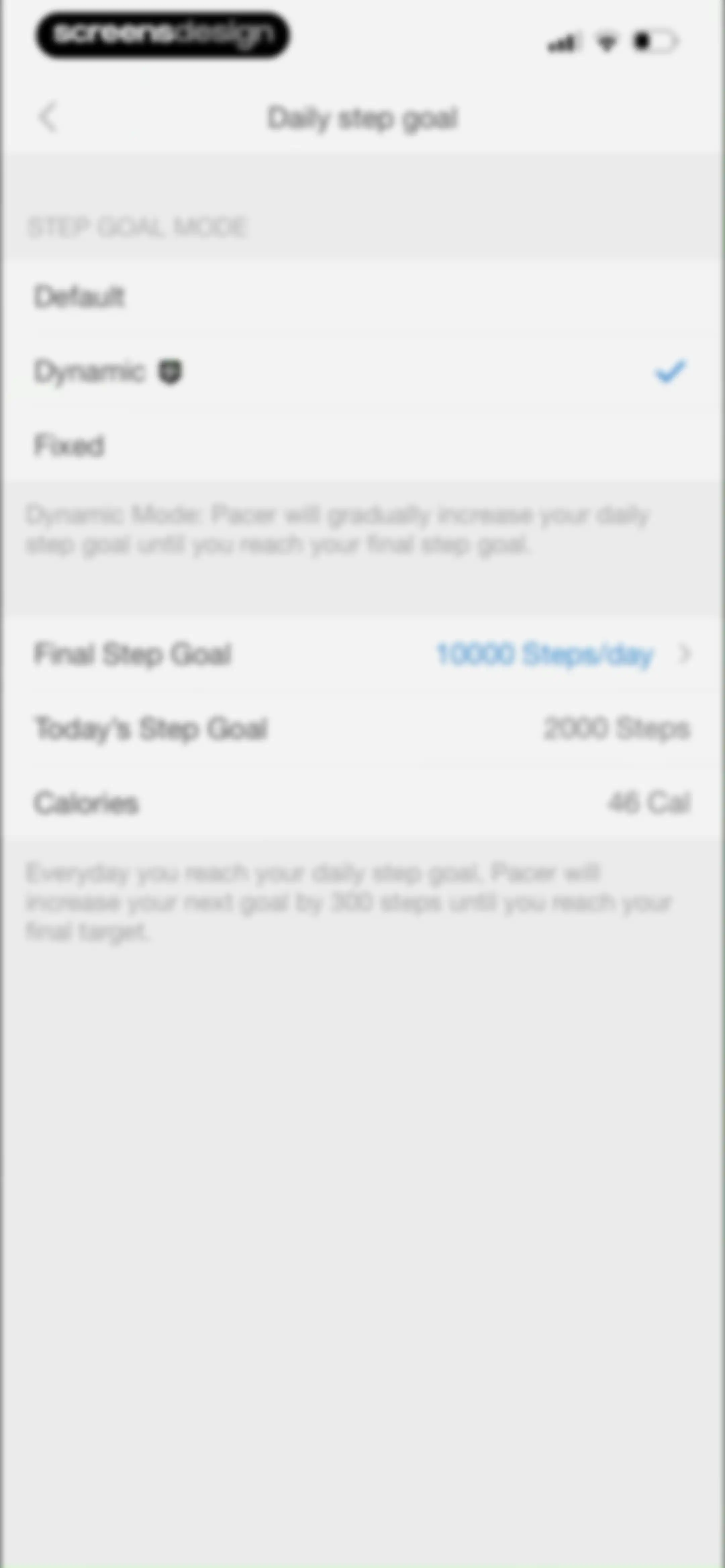 Pacer Pedometer Step Counter screen 329