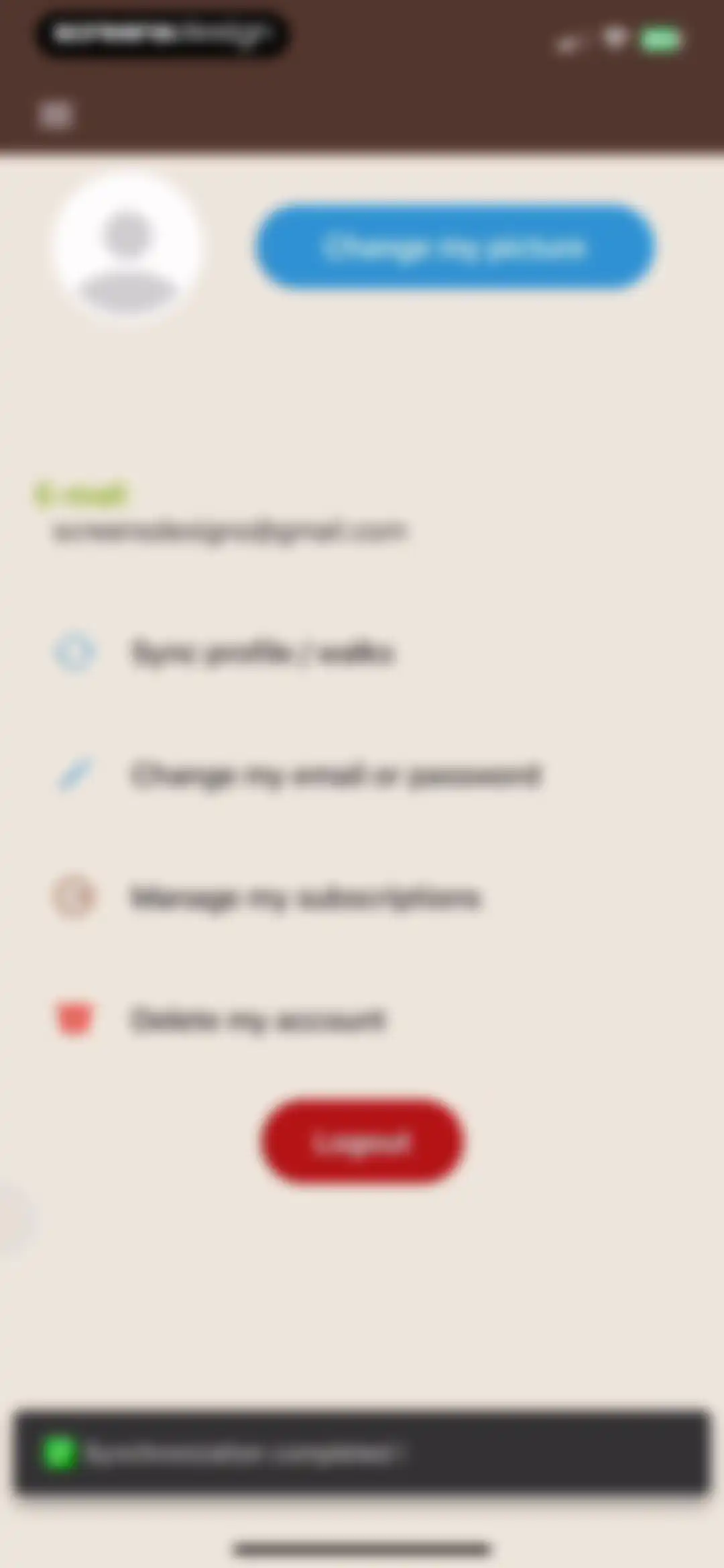 Visorando Walking Routes screen 66