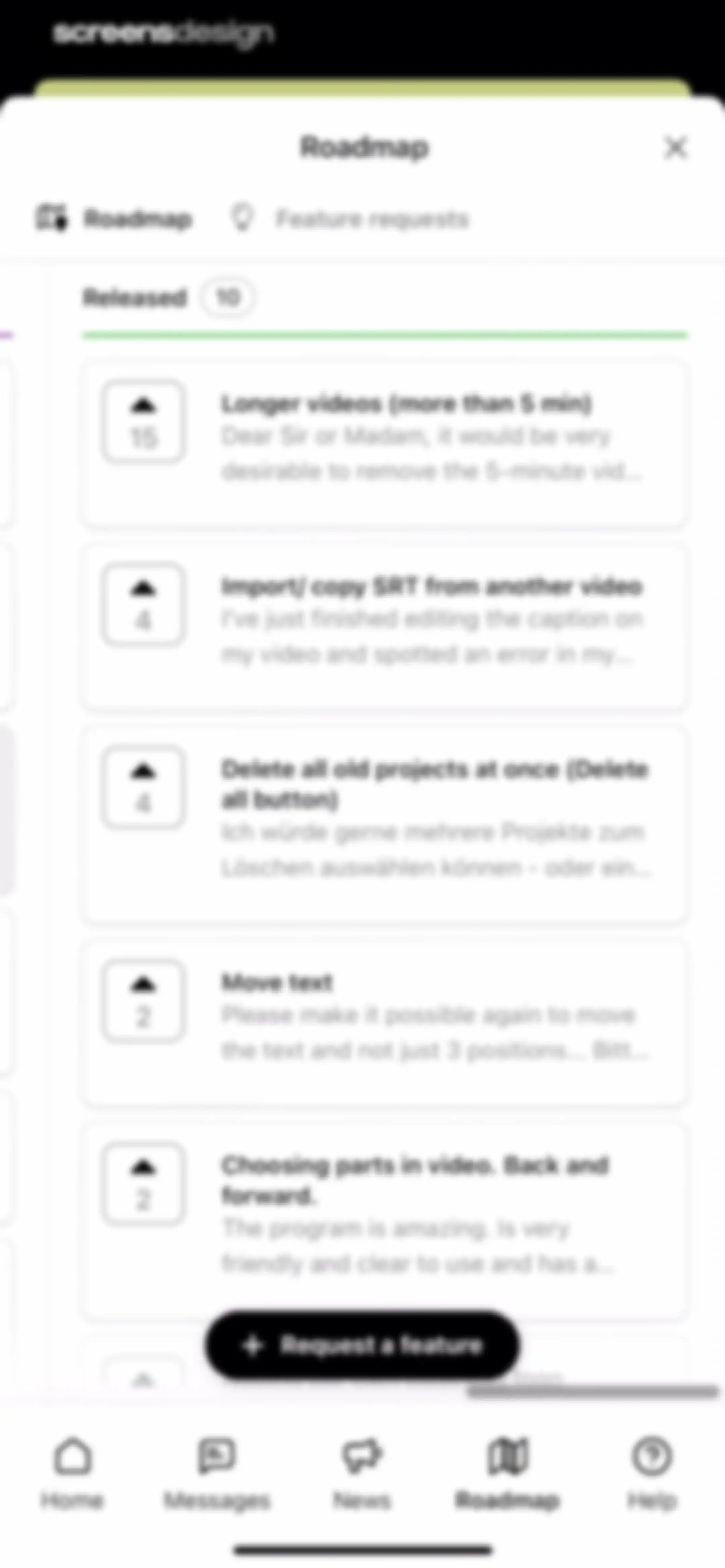 Subcap: Captions AI, Subtitles screen 60