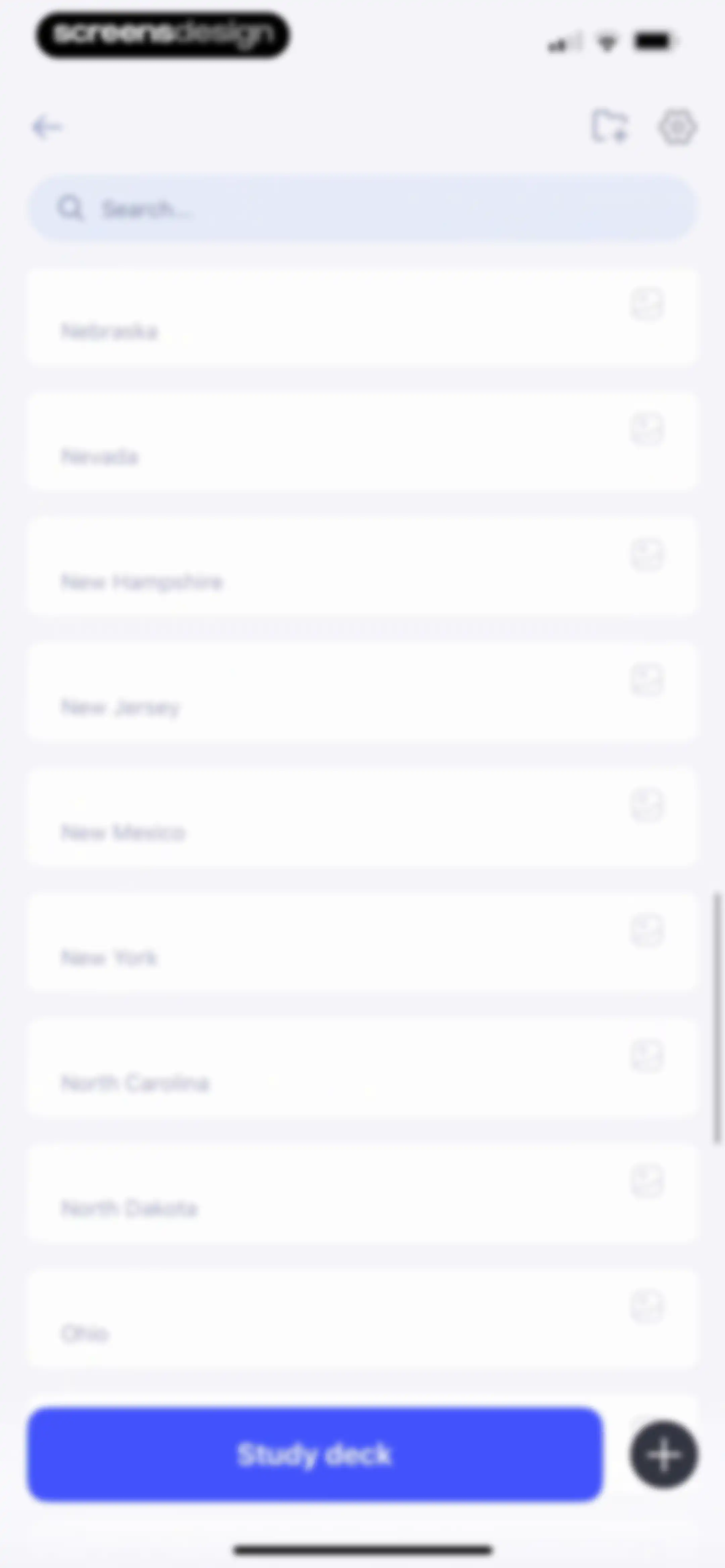 Cogni: Flashcards Learning screen 54
