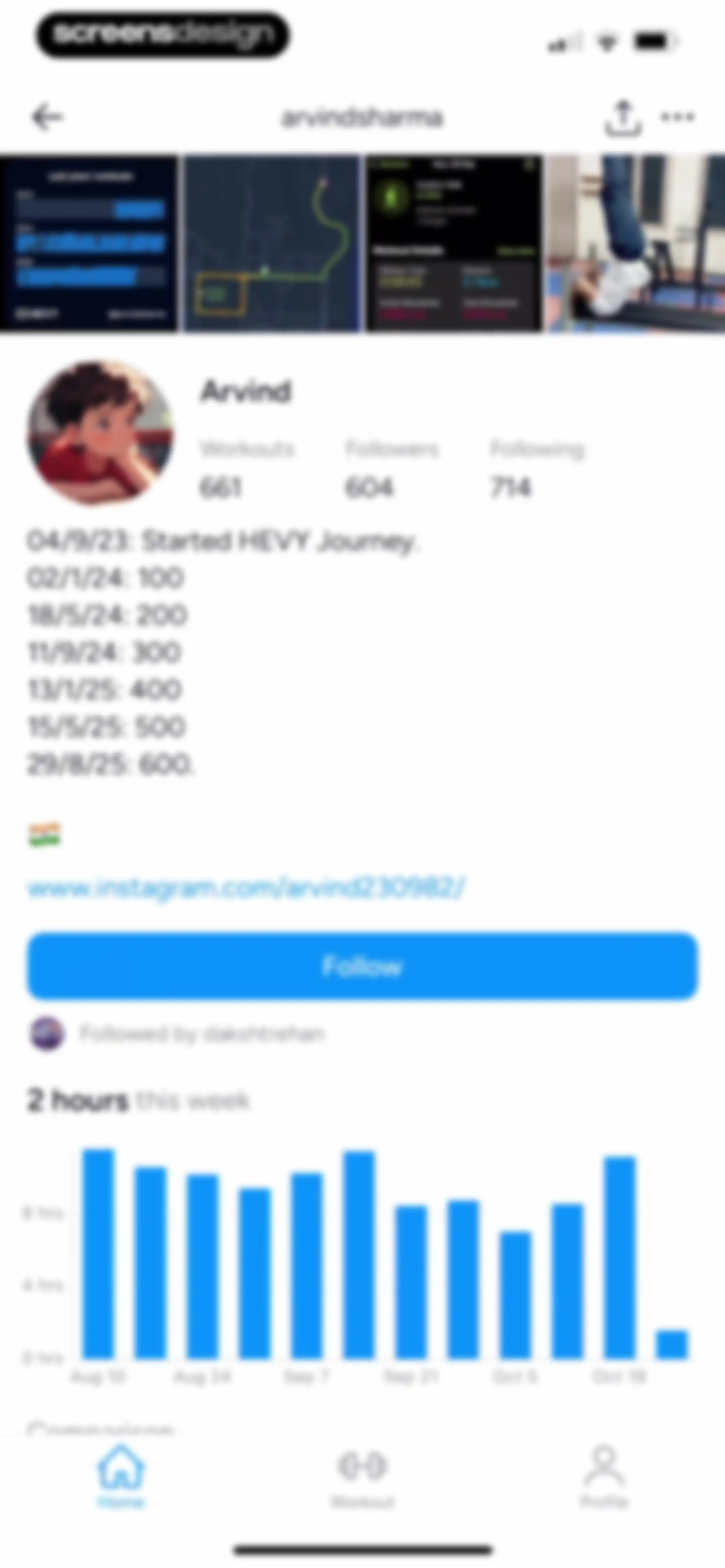 Hevy - Workout Tracker Gym Log screen 106