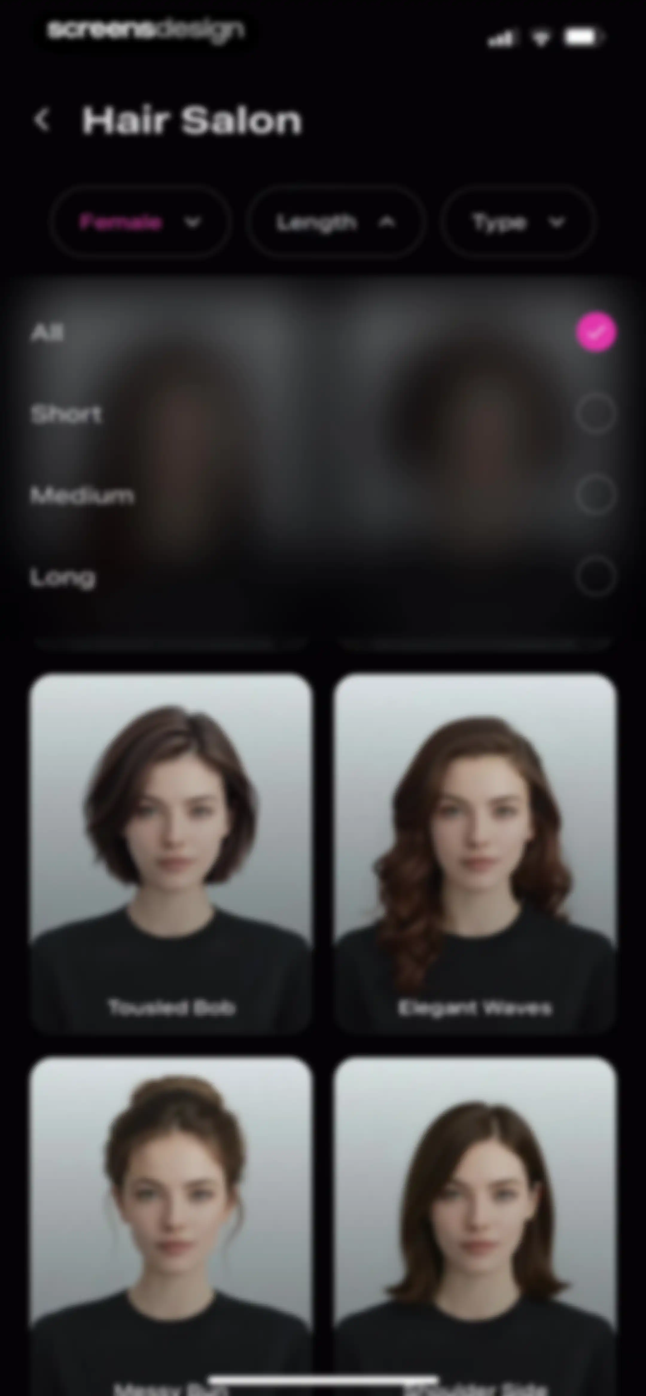 Beautify - Hairstyle Try On screen 60