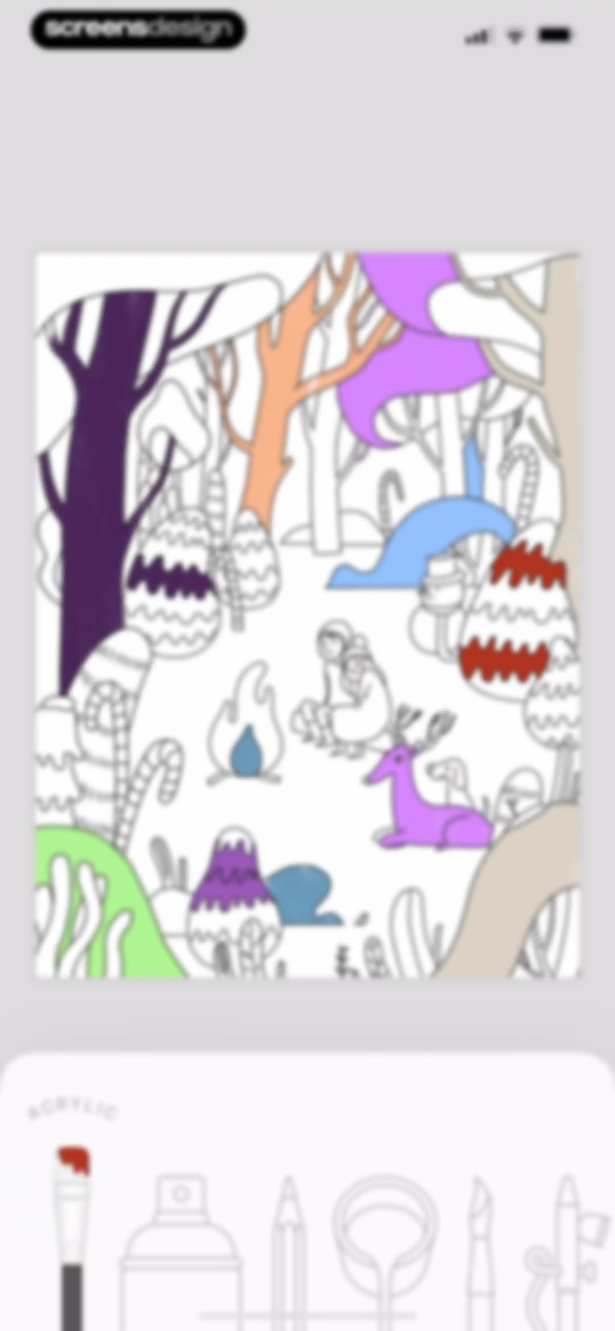Lake: Coloring Book for Adults screen 44