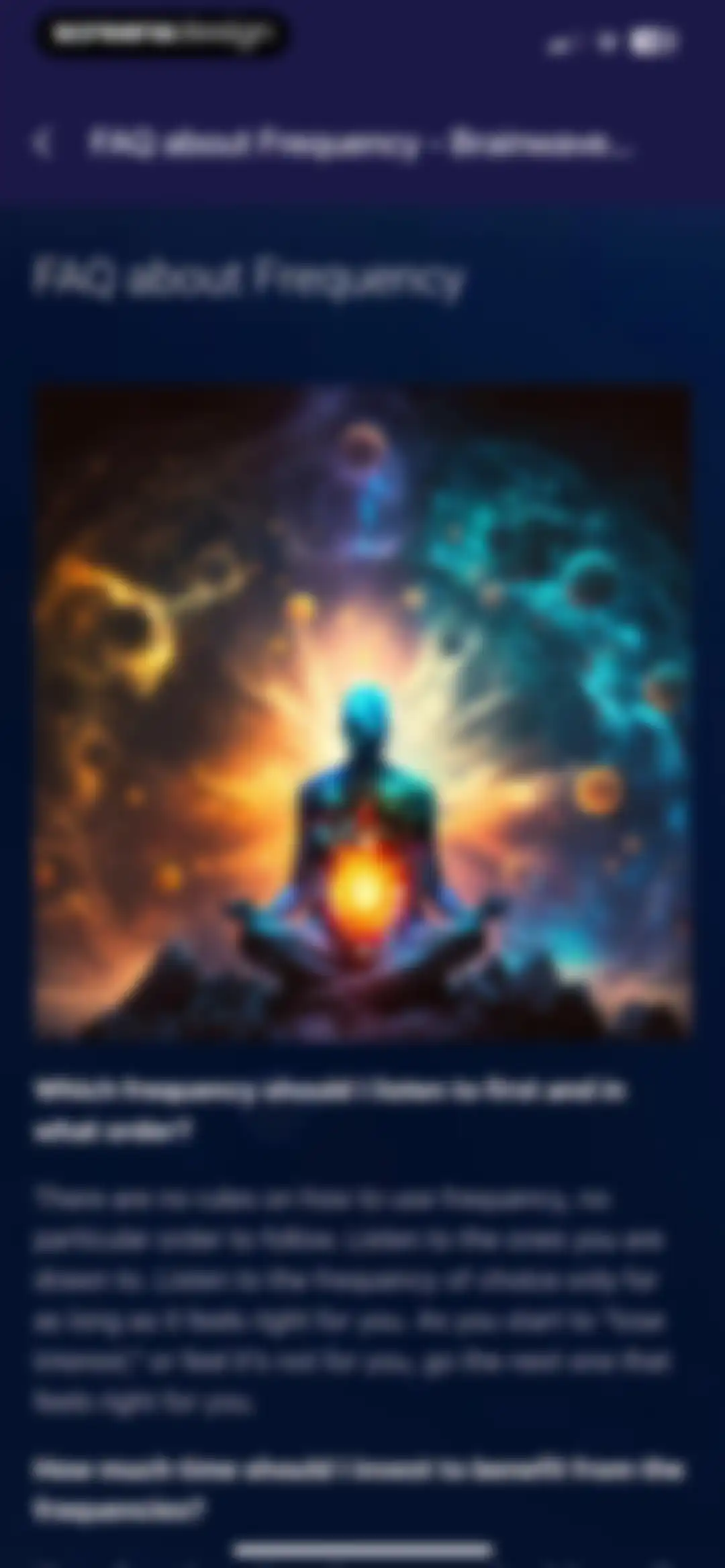 Frequency: Healing Sounds screen 30
