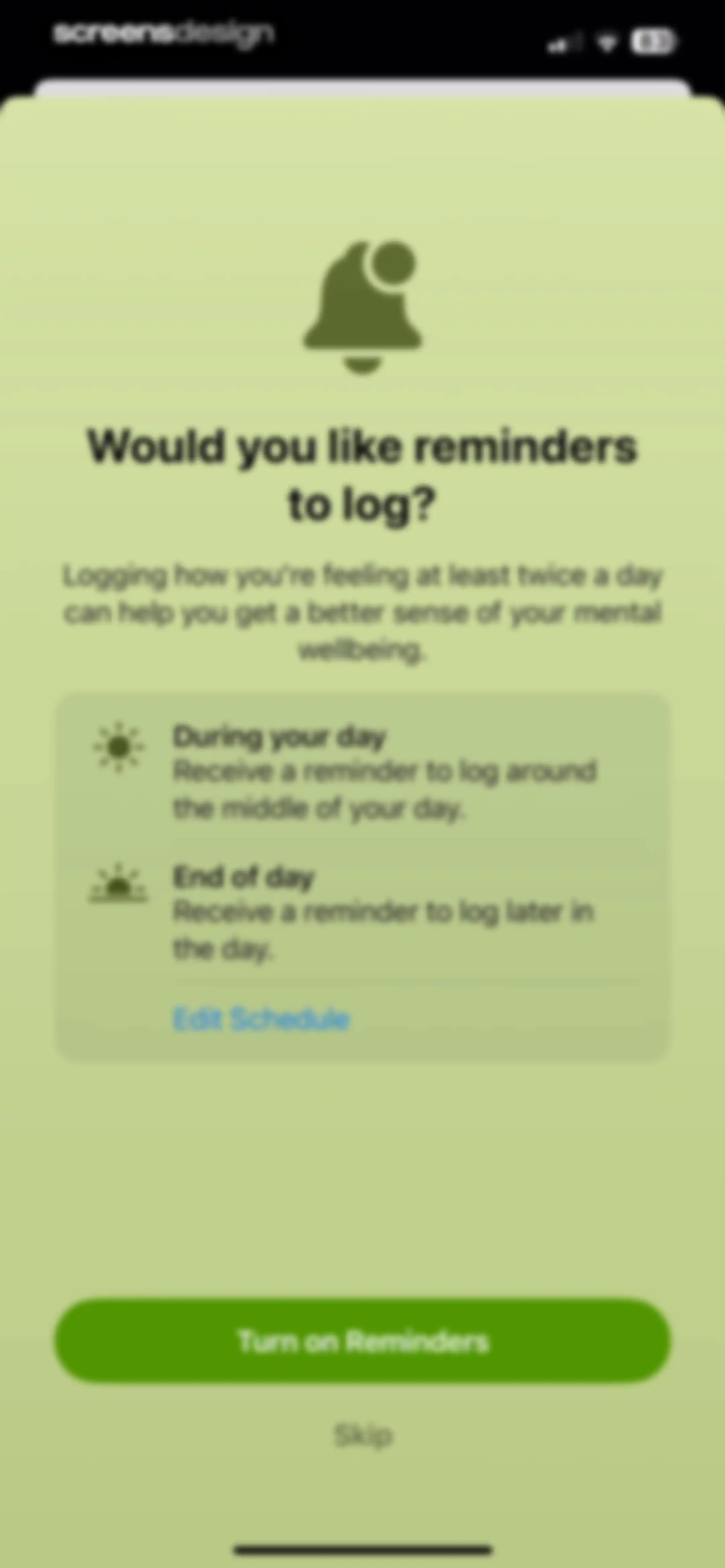 Apple Health screen 149