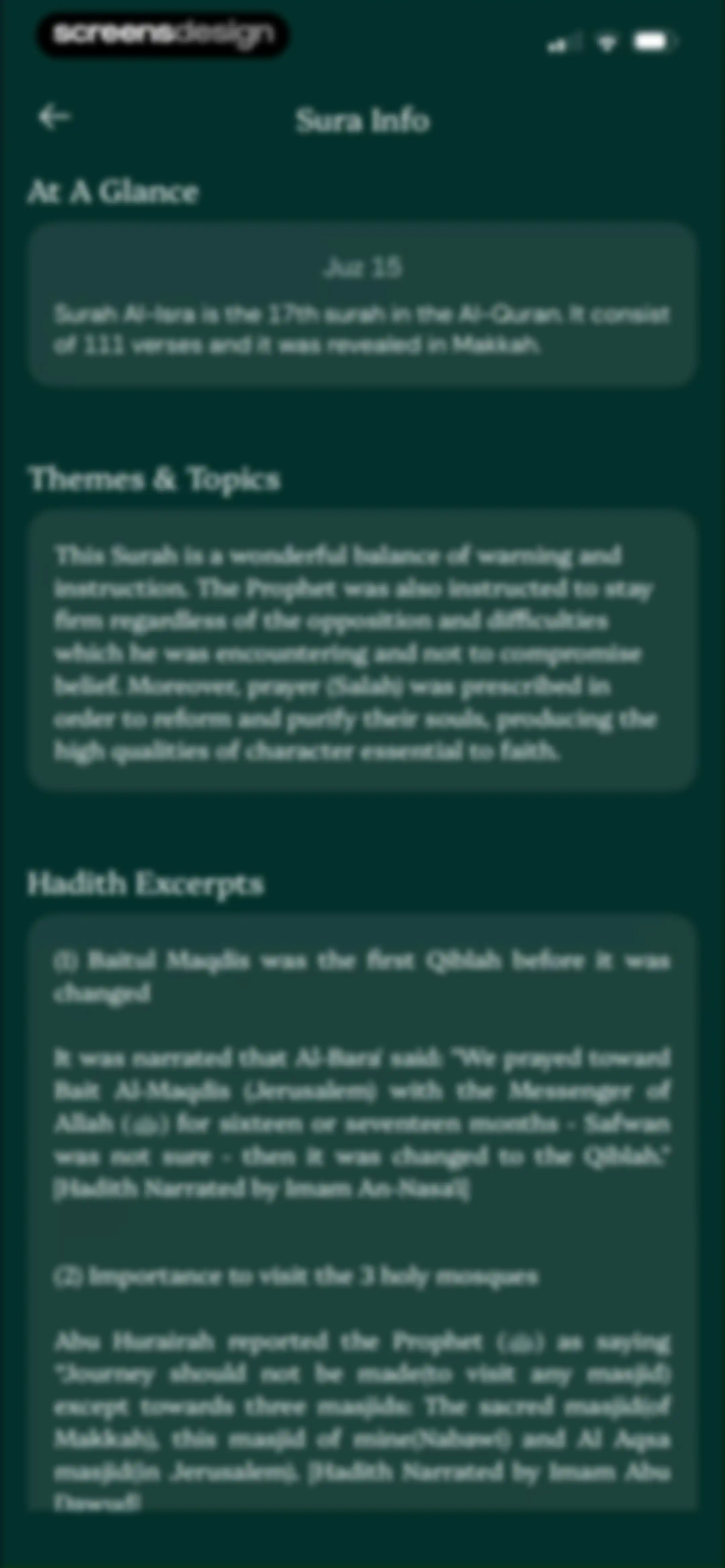 Muslim Pro: Quran & Athan screen 105