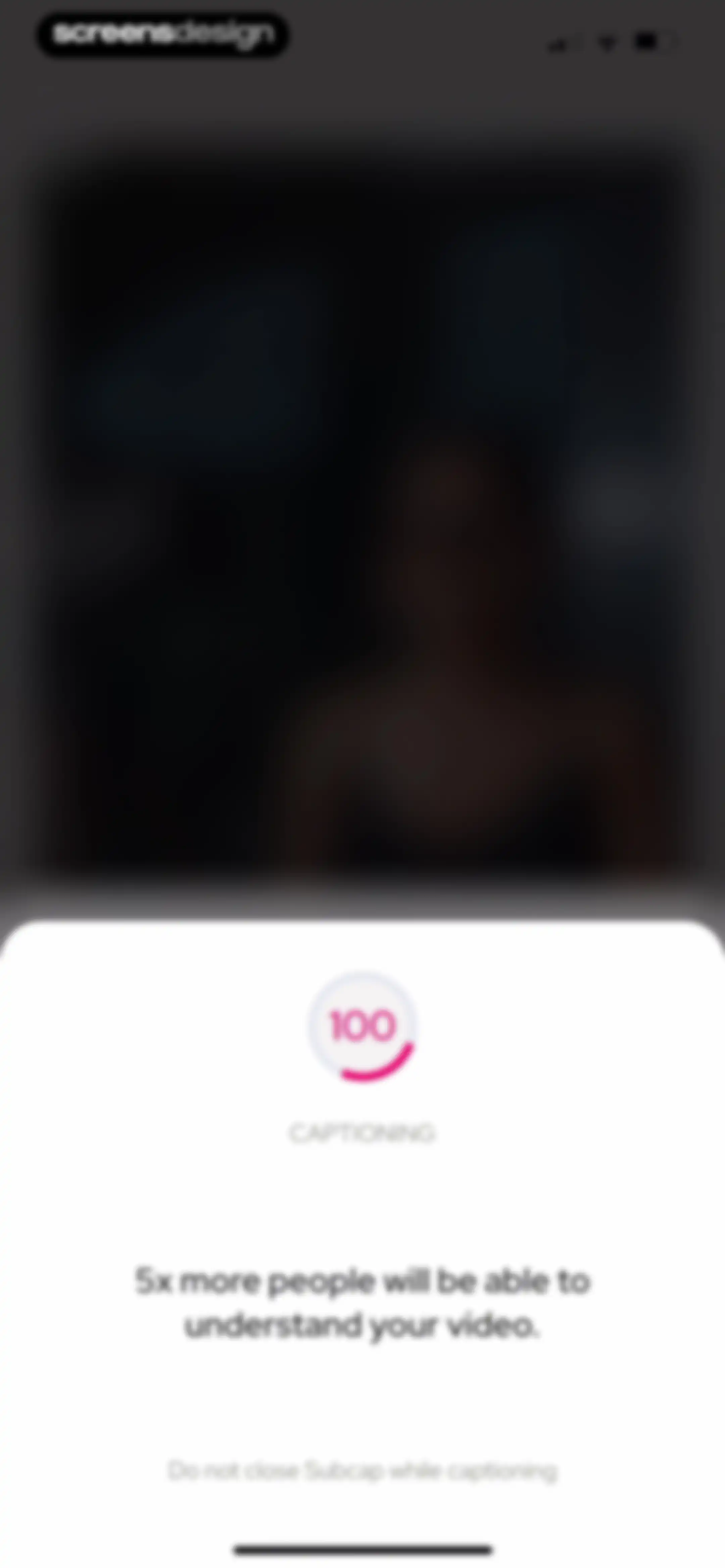 Subcap: Captions AI, Subtitles screen 22