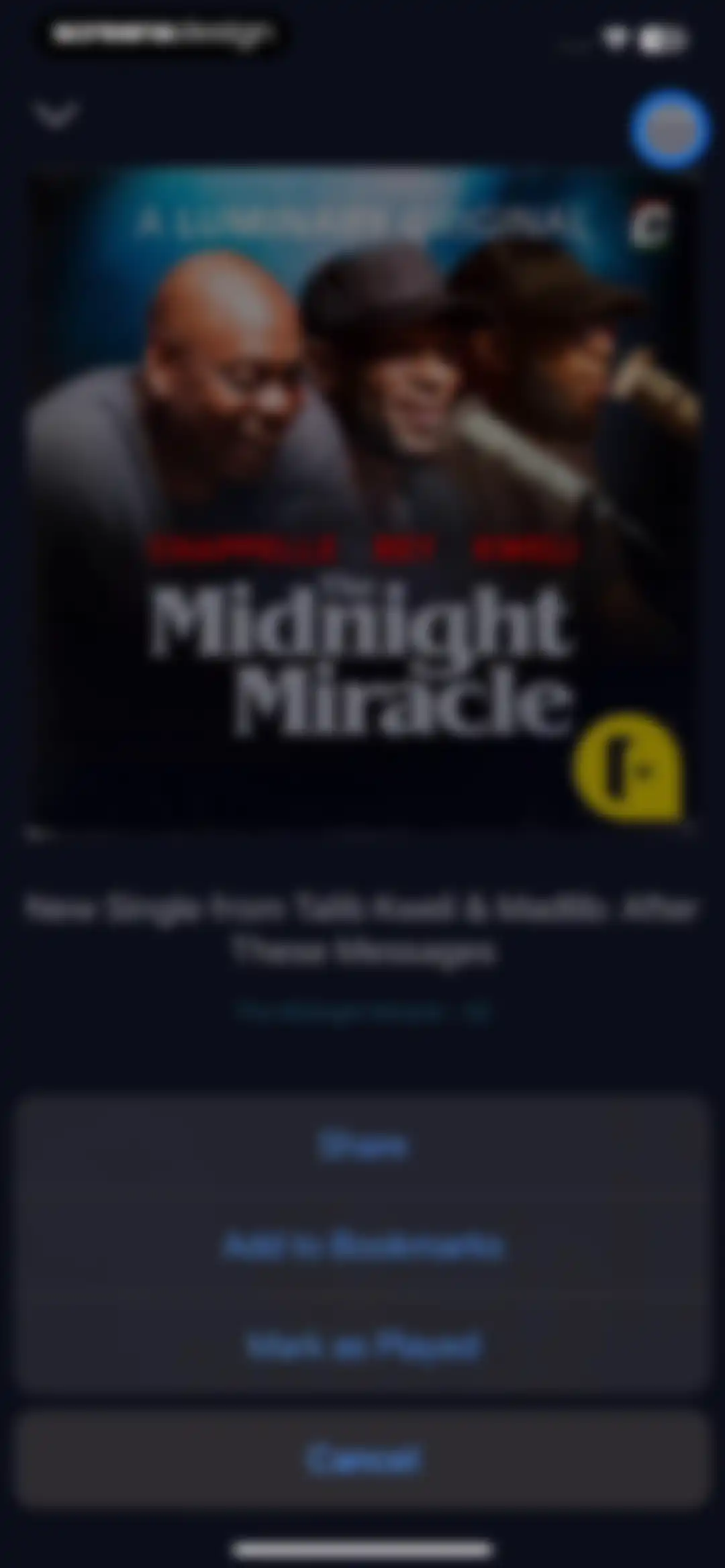 Luminary Podcasts & Originals screen 23