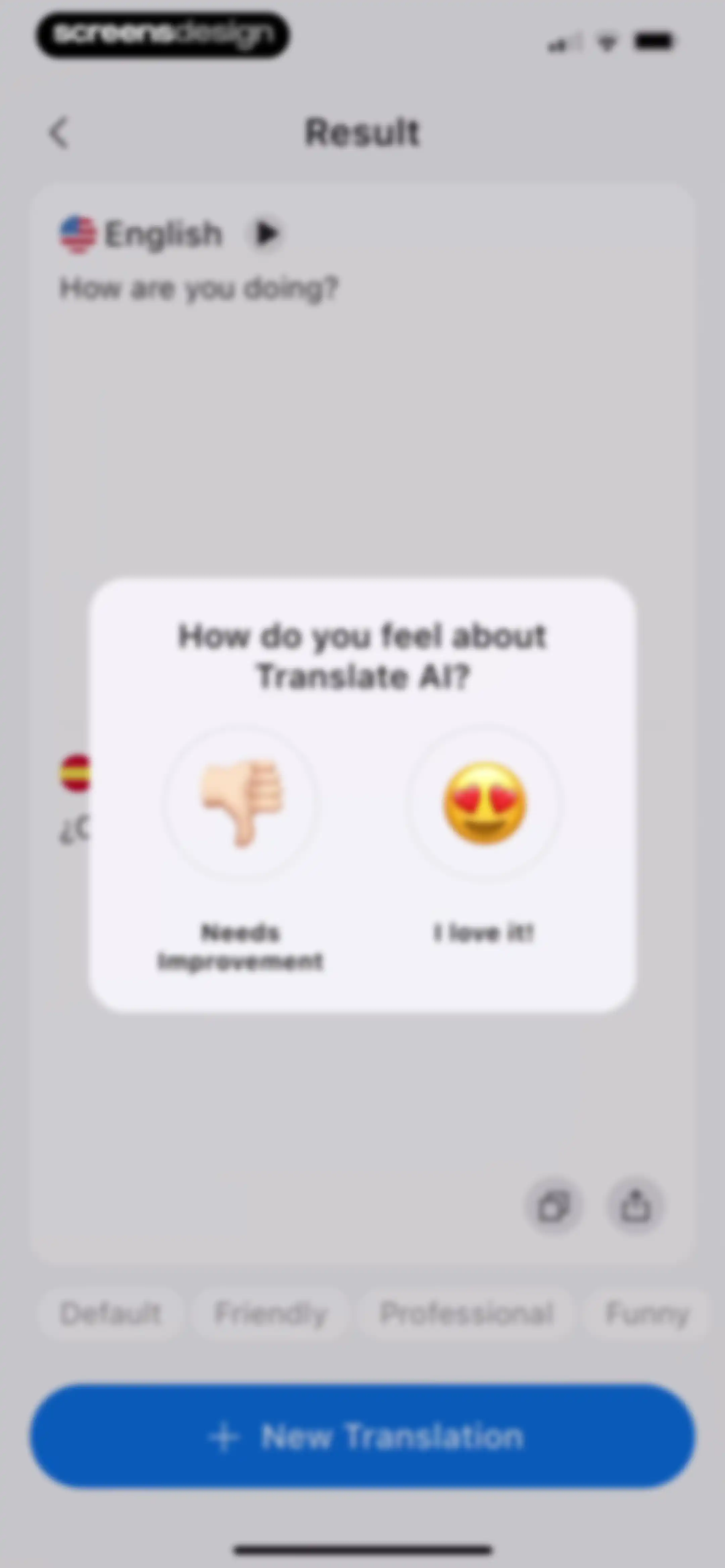 Translate AI - Live Translate screen 17