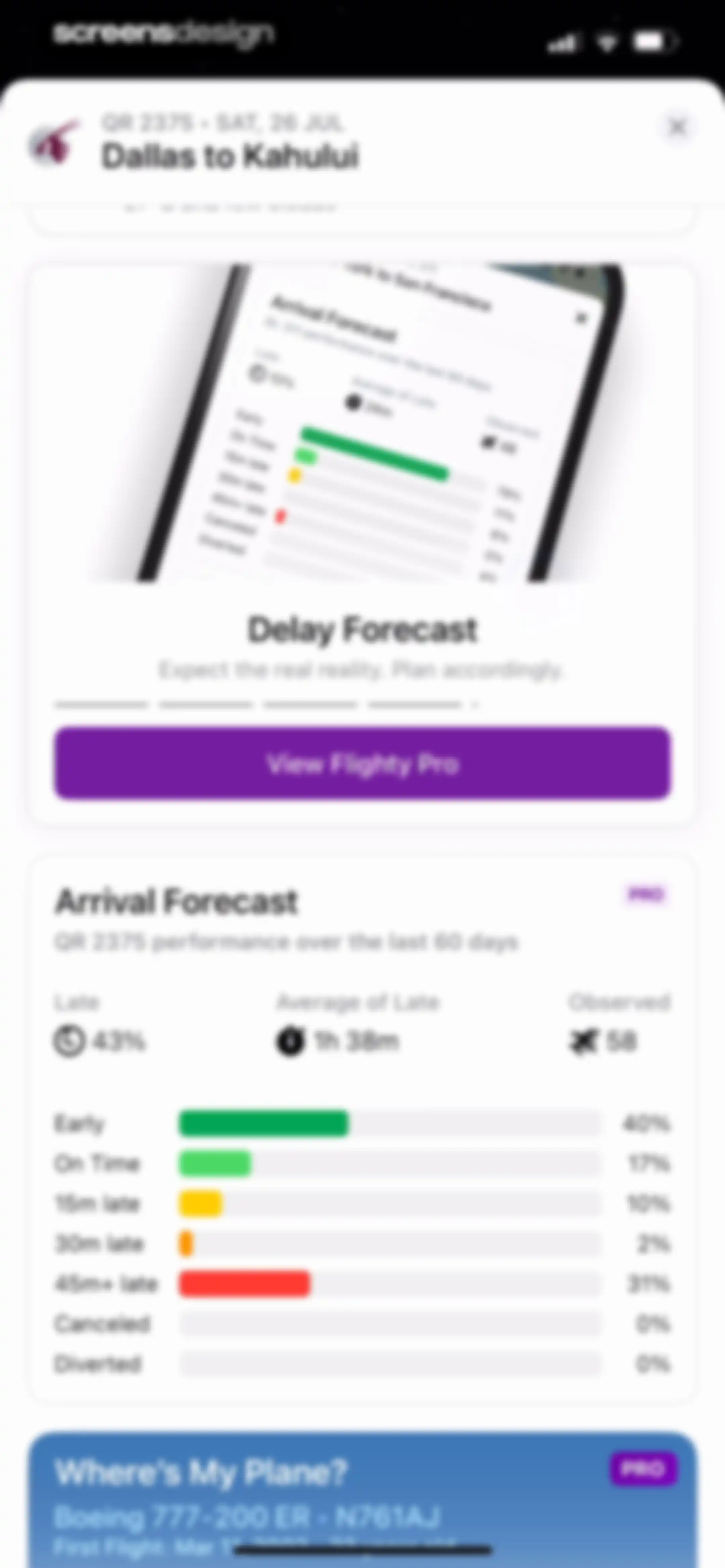 Flighty – Live Flight Tracker screen 75