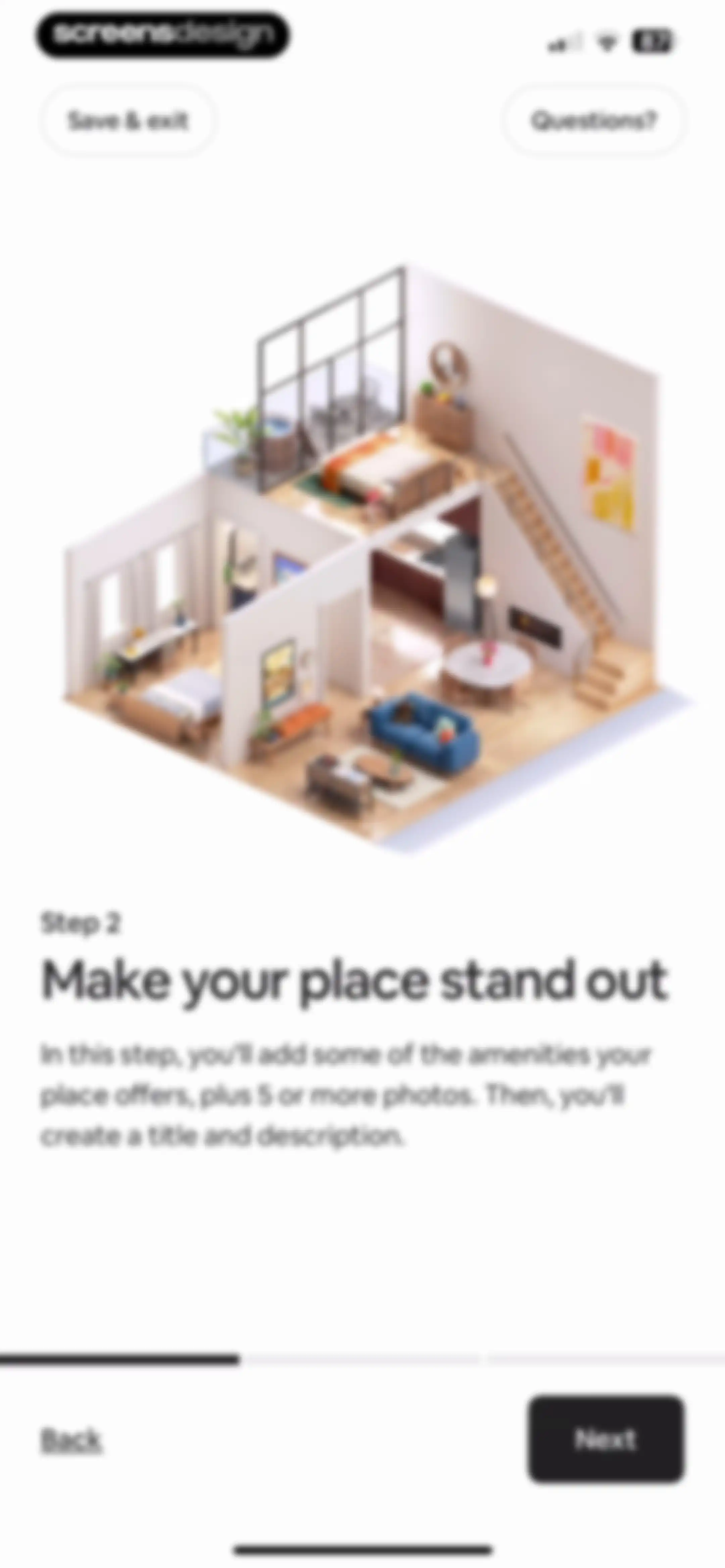 Airbnb screen 132