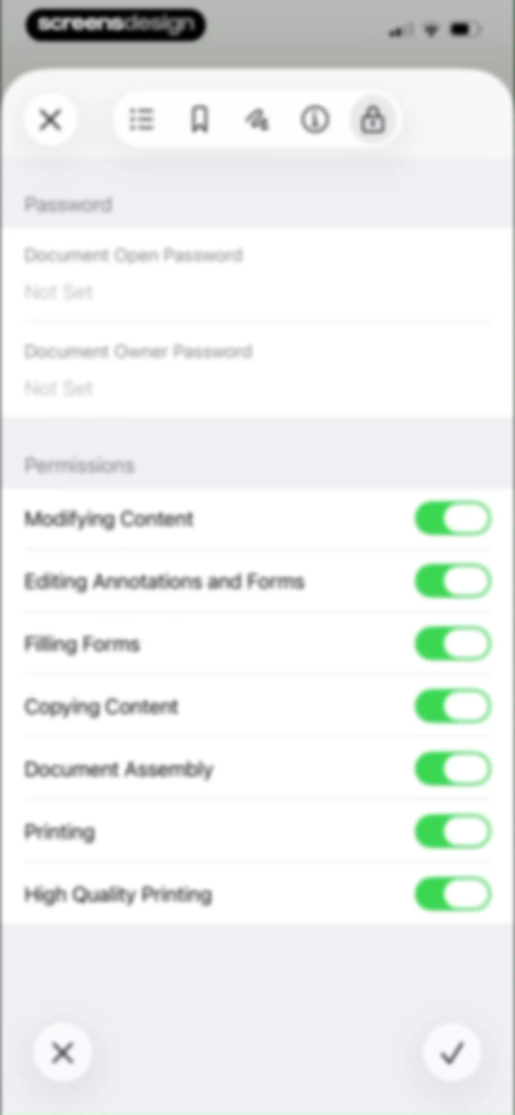 PDF Editor ® screen 57