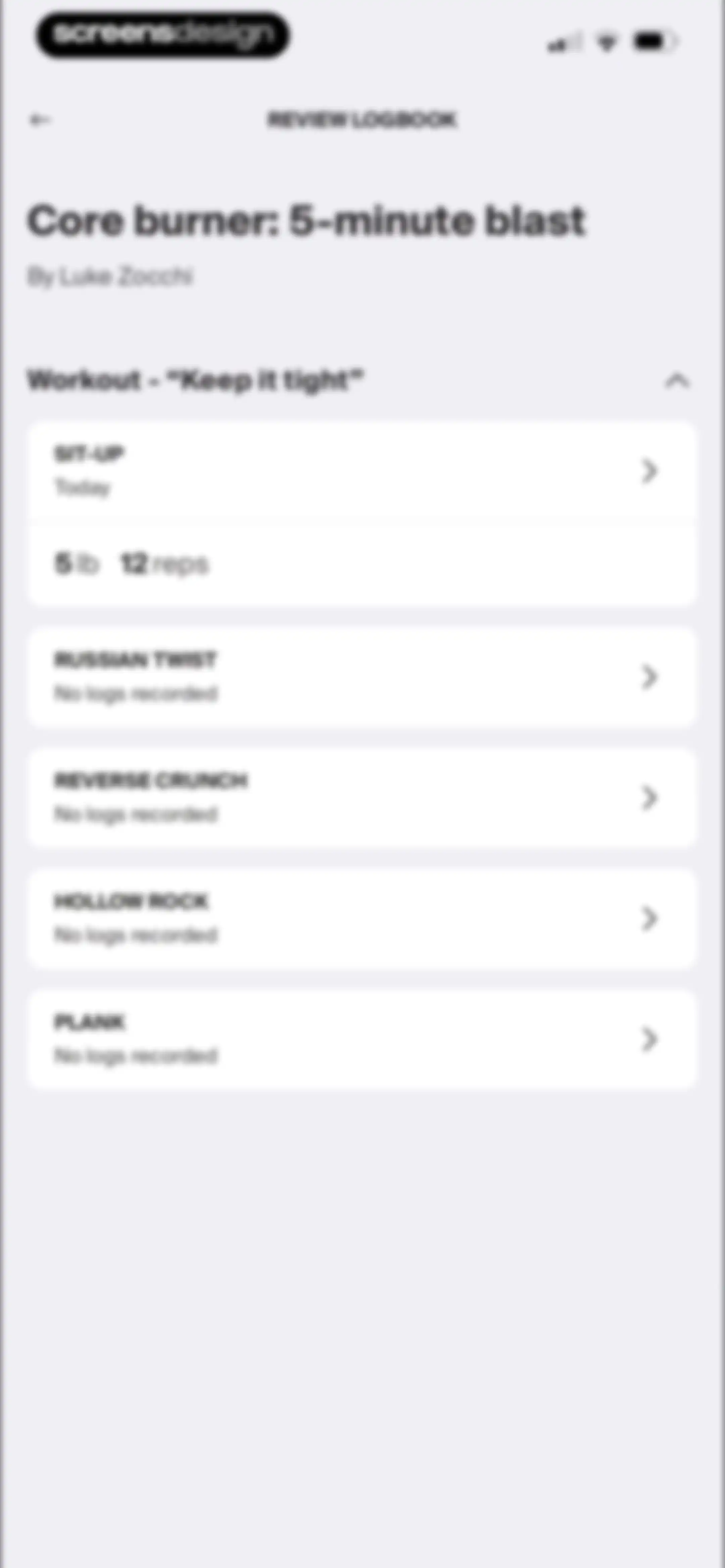 Centr: Strength & Fitness App screen 69