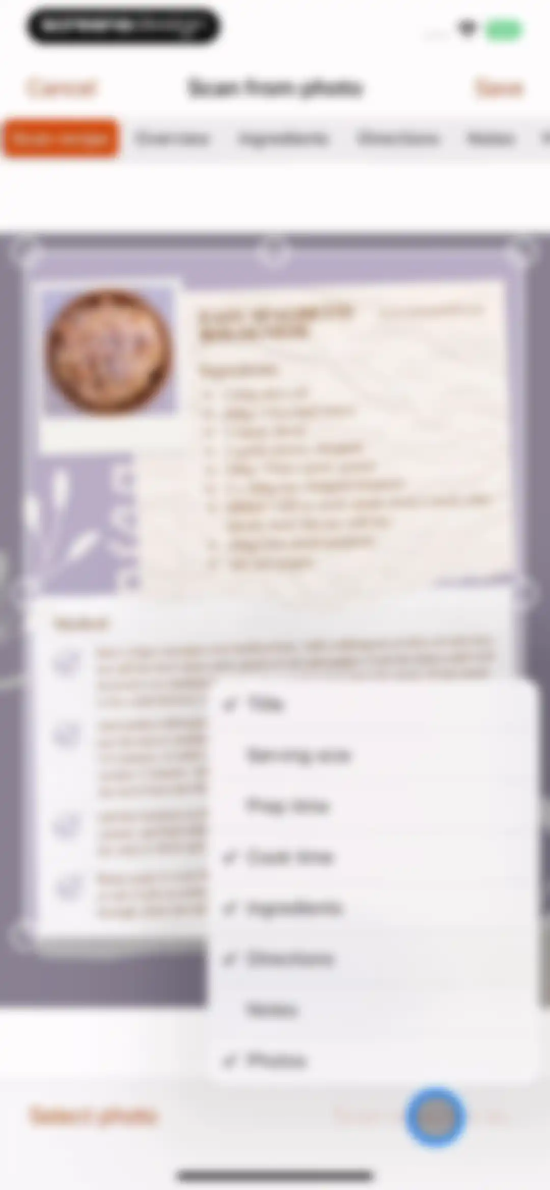 Recipe Keeper screen 20