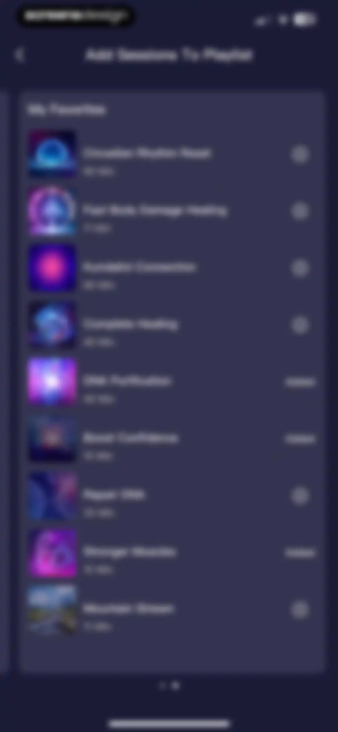 Frequency: Healing Sounds screen 55