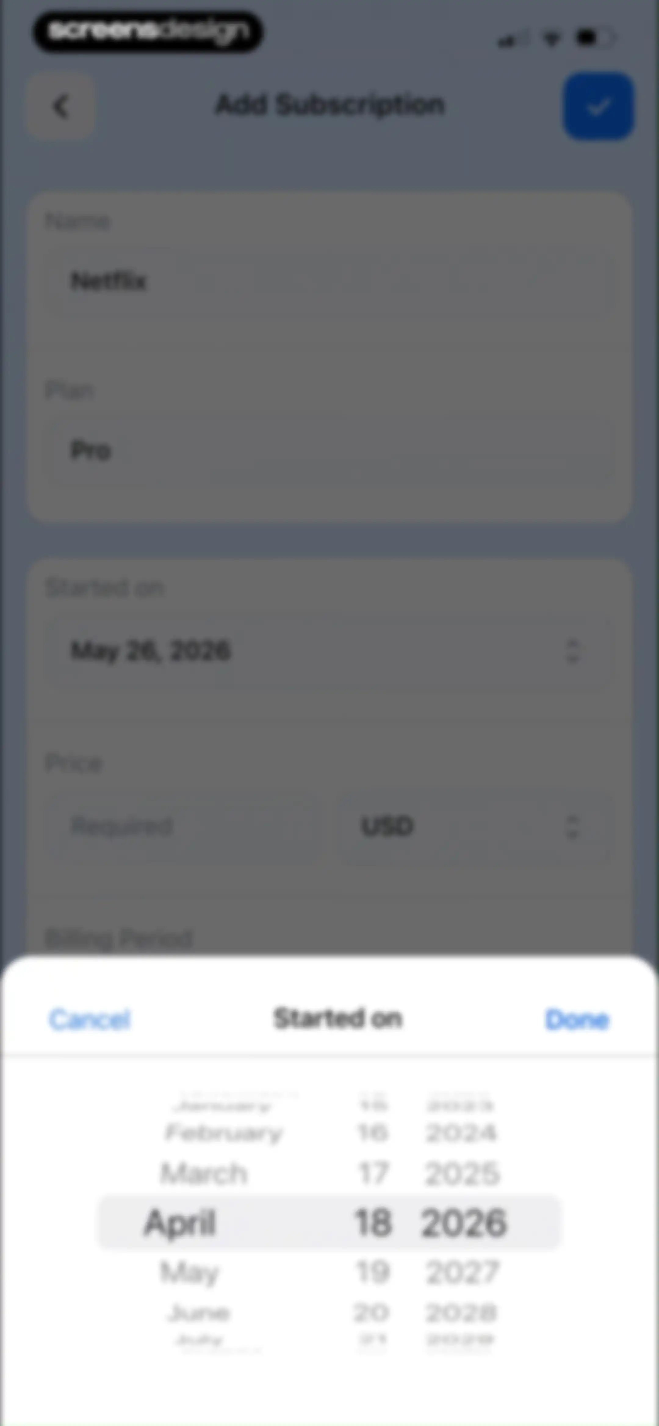 Feenko: Cancel Subscription screen 40